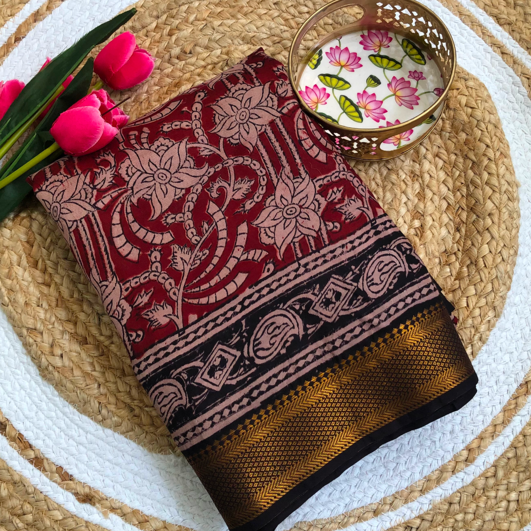 Kalamkari Silk Sarees