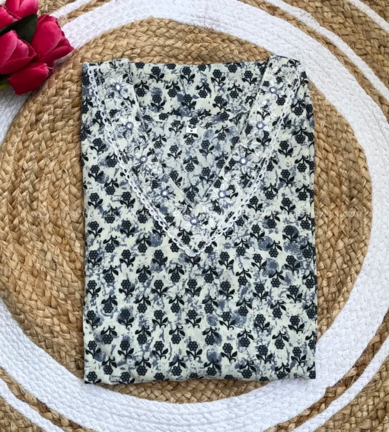 Tarathi Floral Design Two Pieces Set