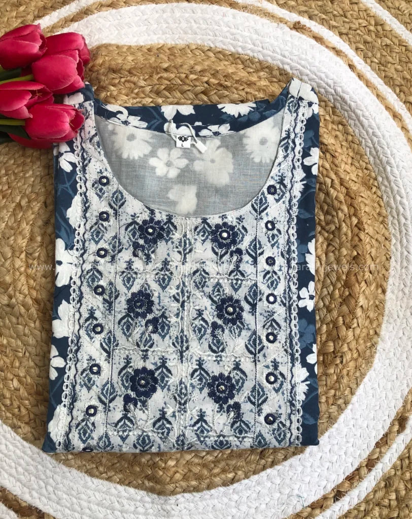 Tarathi Floral Design Two Pieces Set