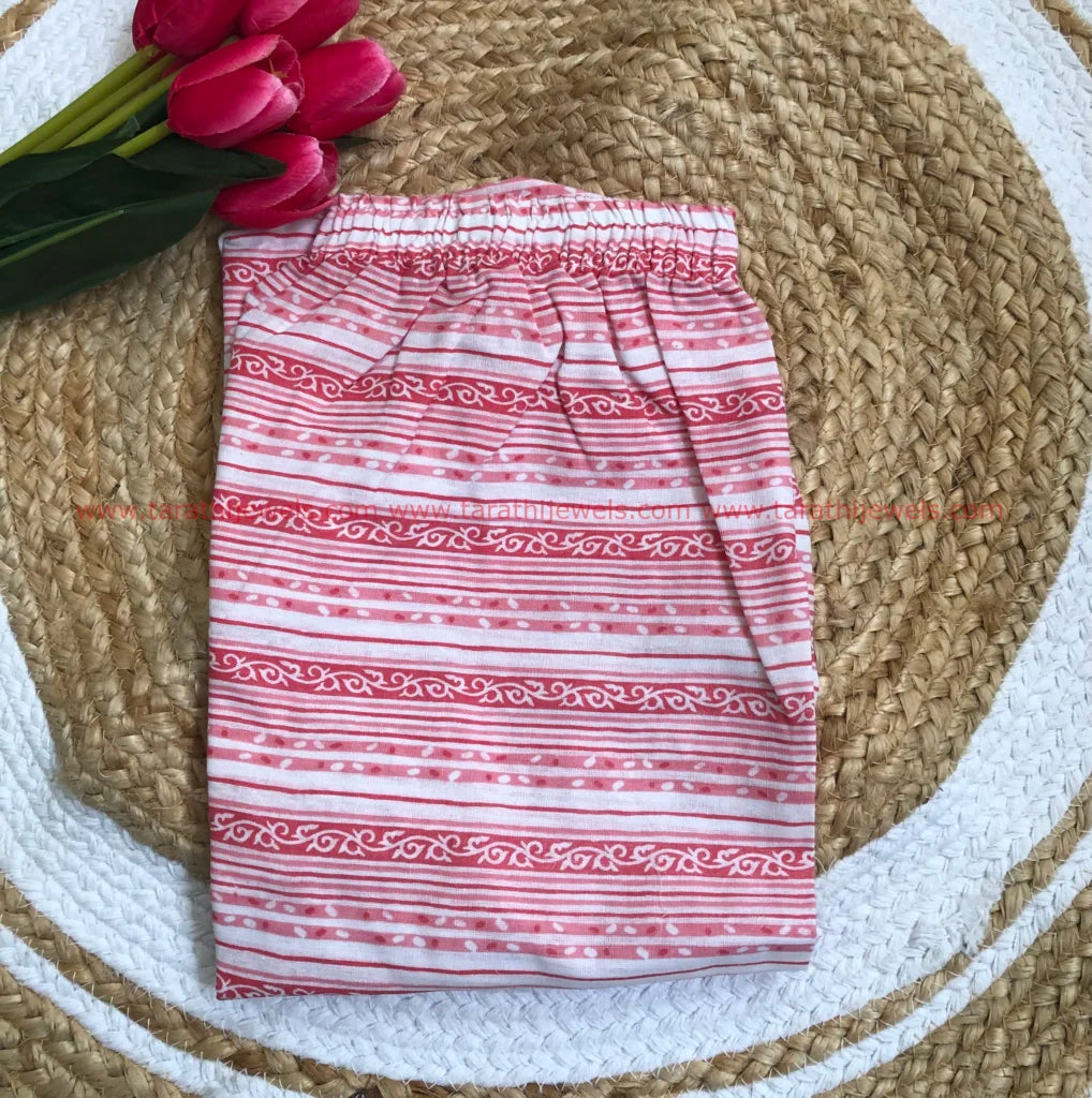 Tarathi Leaf Design Two Pieces Set