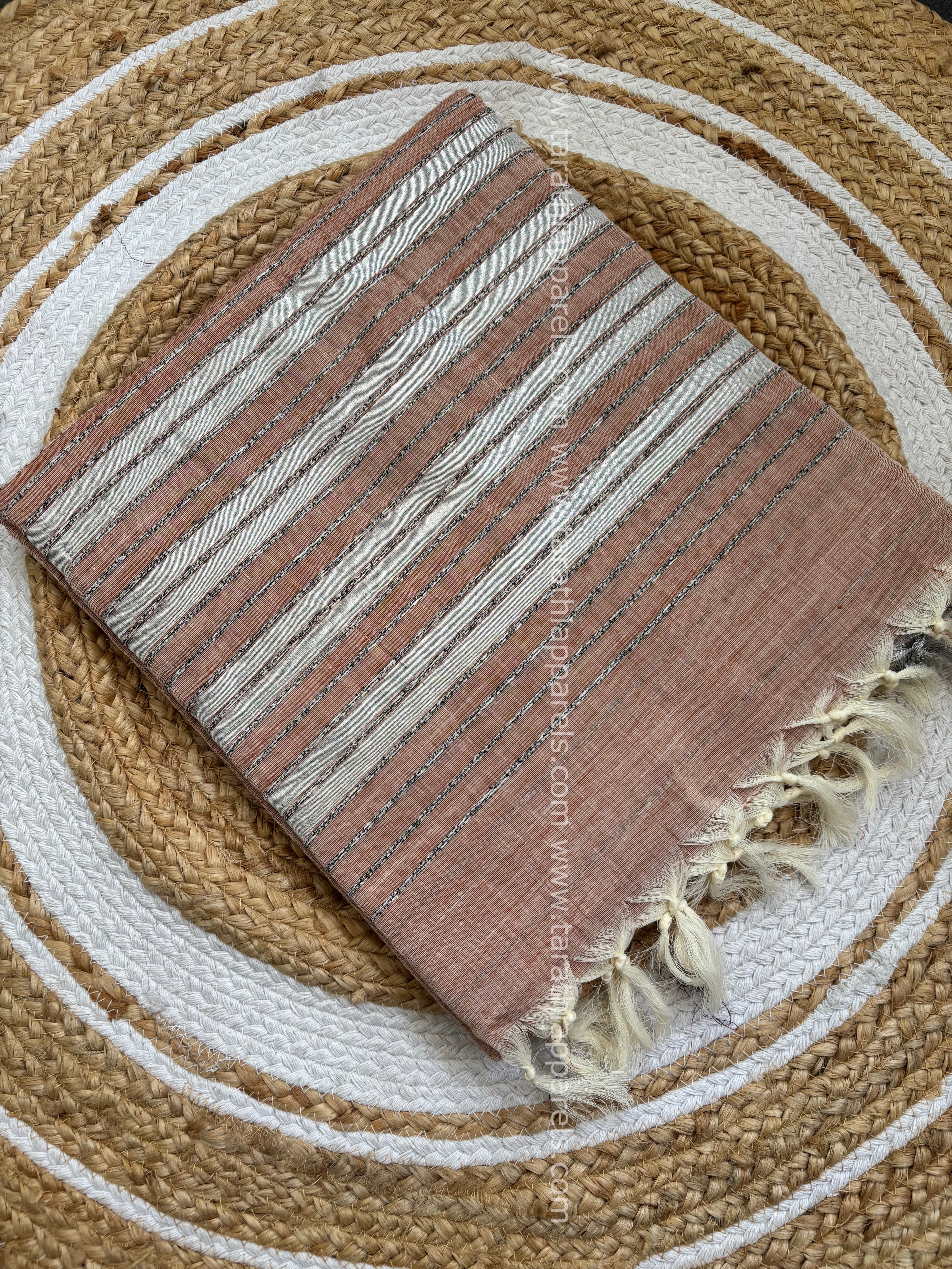 Jute Cotton Saree JC07
