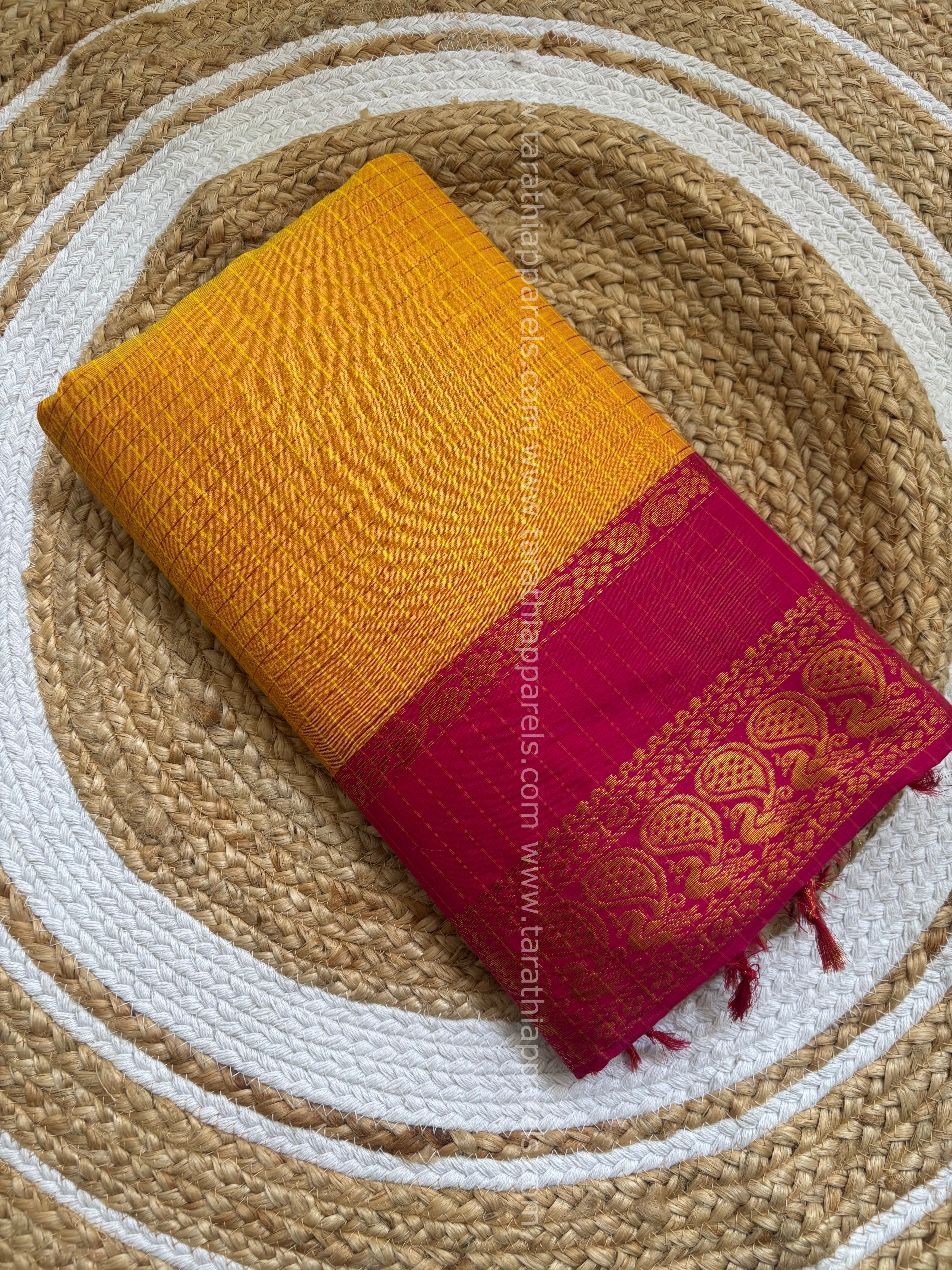 Tarathi Kattam Kalyani Cotton saree KC11