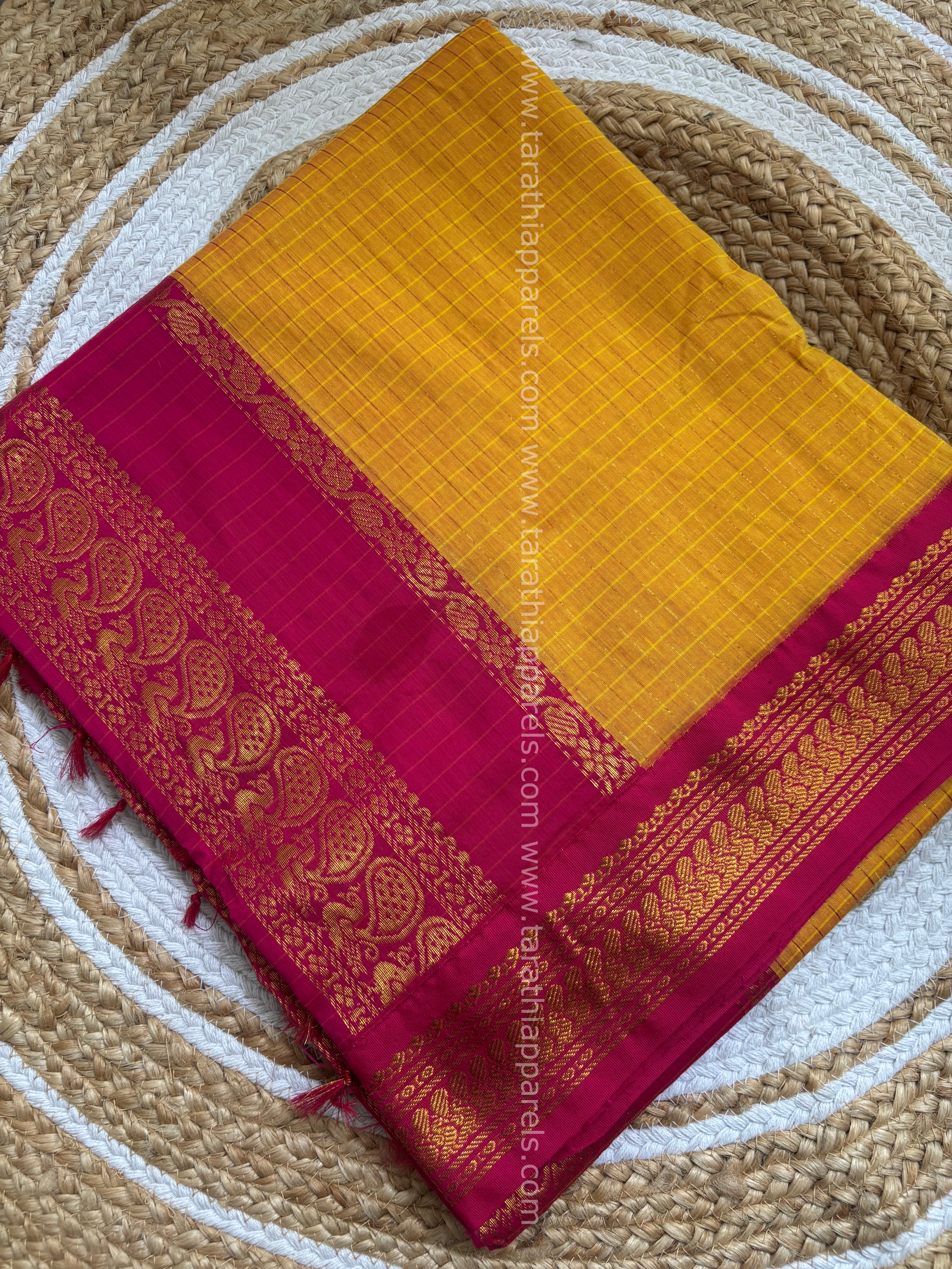 Tarathi Kattam Kalyani Cotton saree KC11