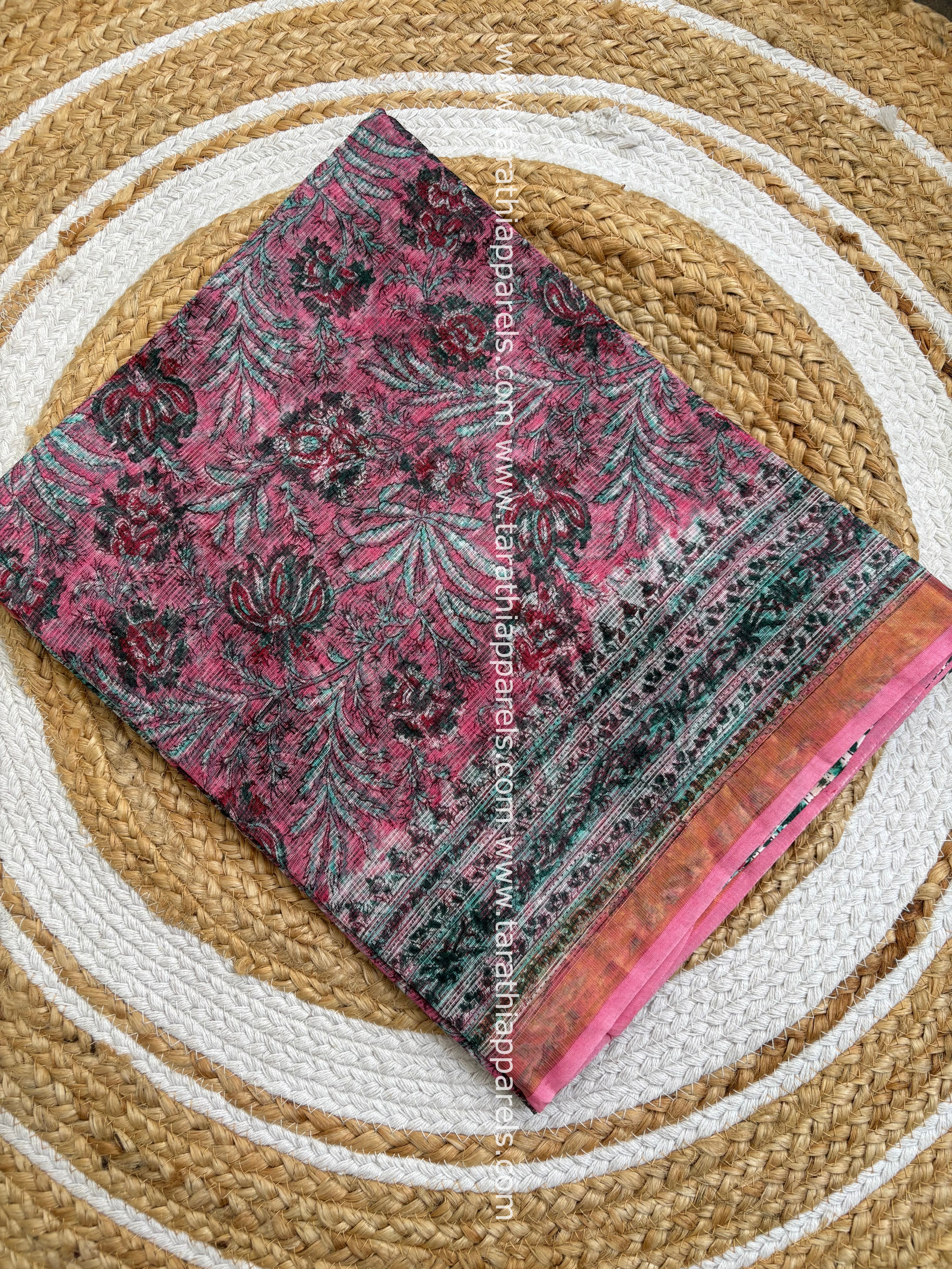 Tarathi Kota cotton saree  KS12