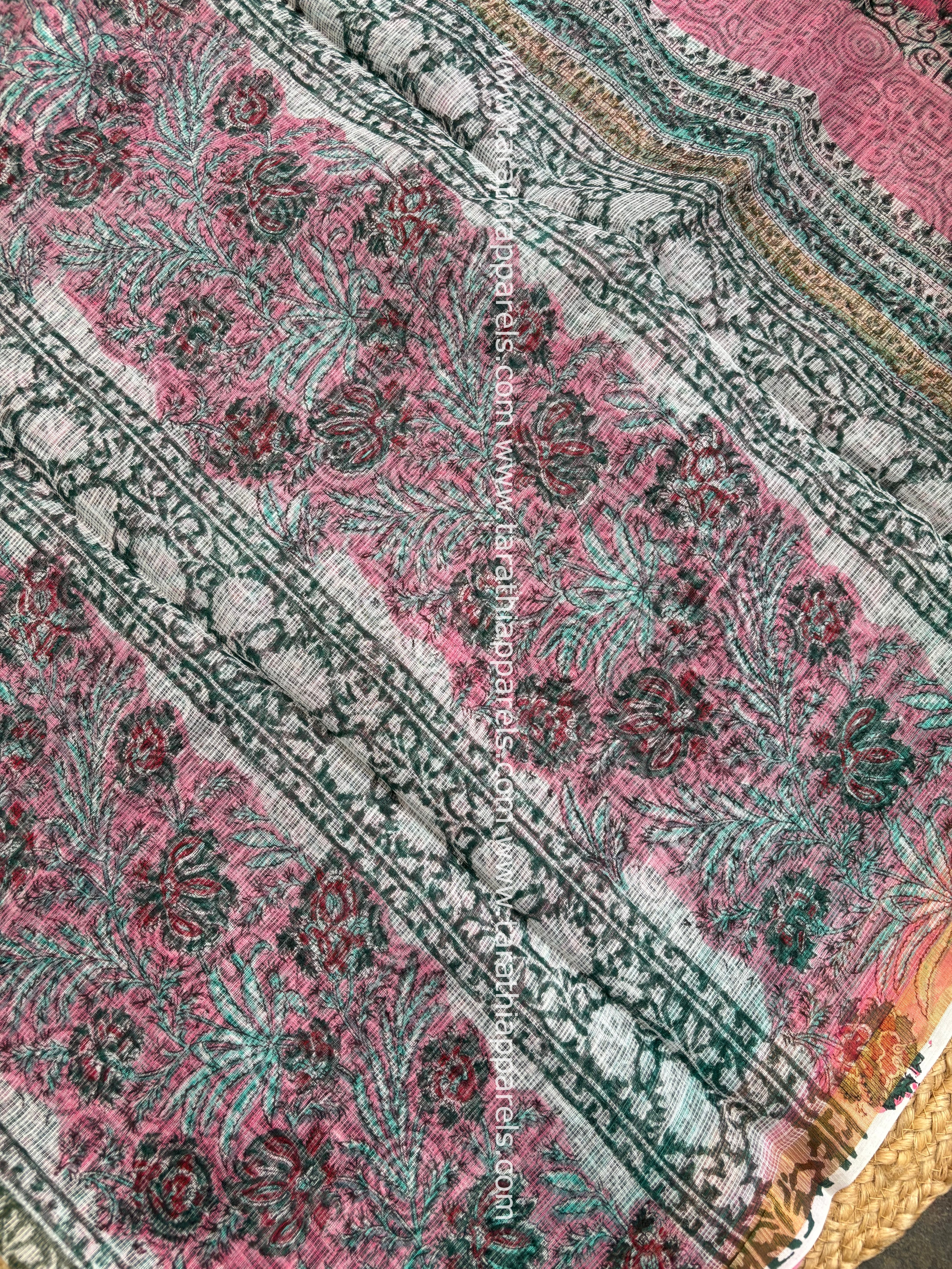 Tarathi Kota cotton saree  KS12