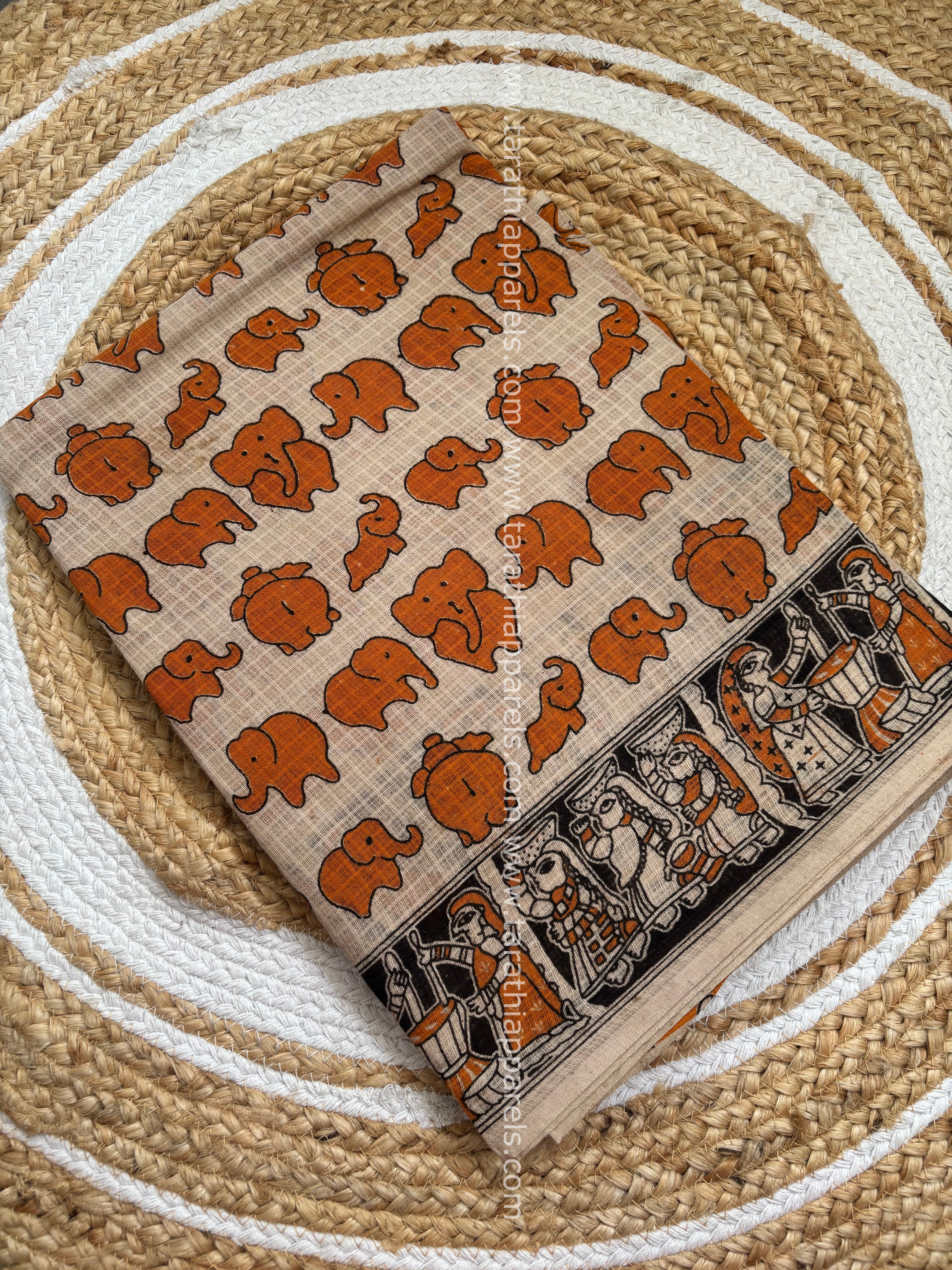 kalamkari  Kota cotton saree KS15