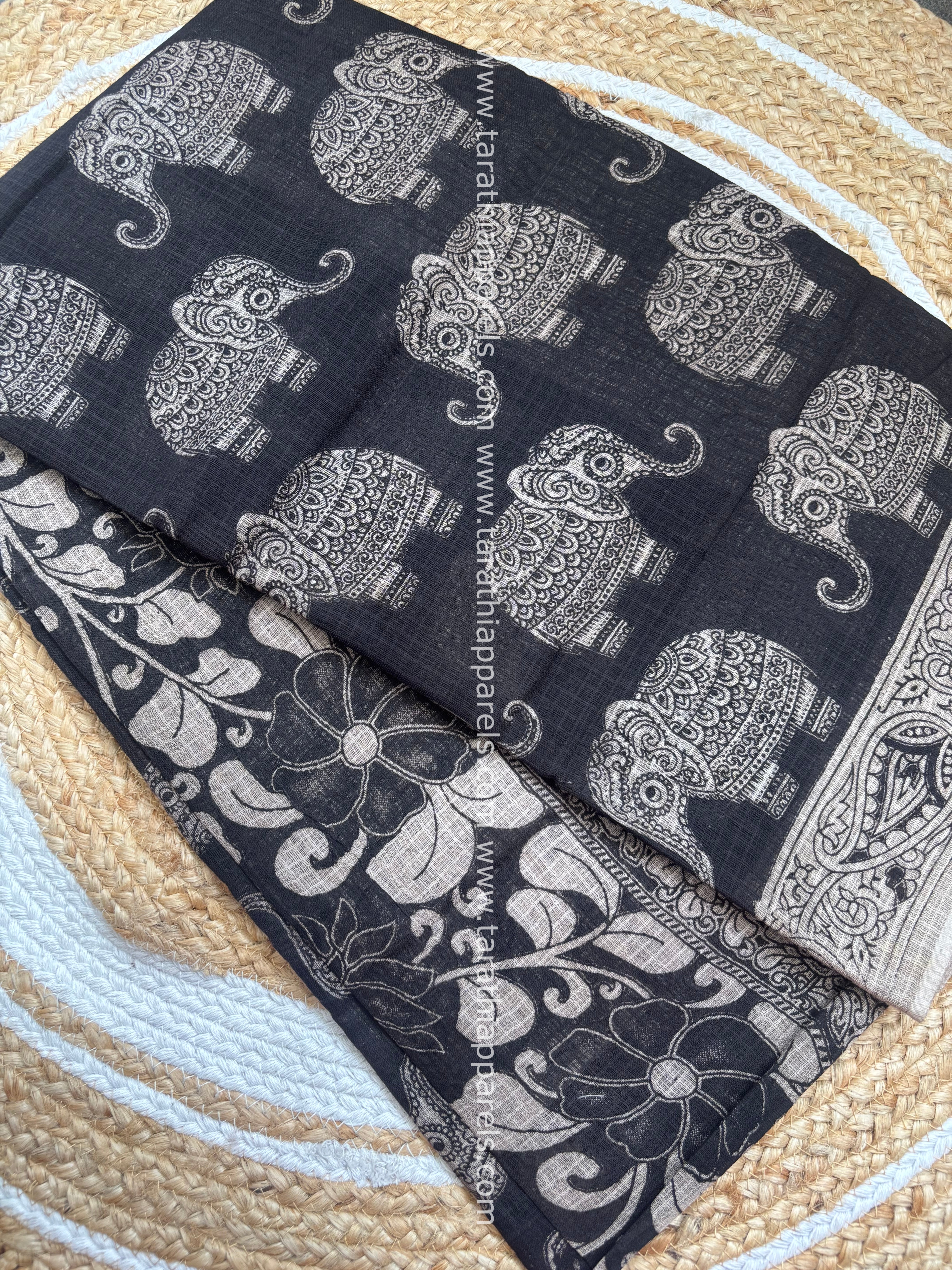 kalamkari Kota cotton saree KS16