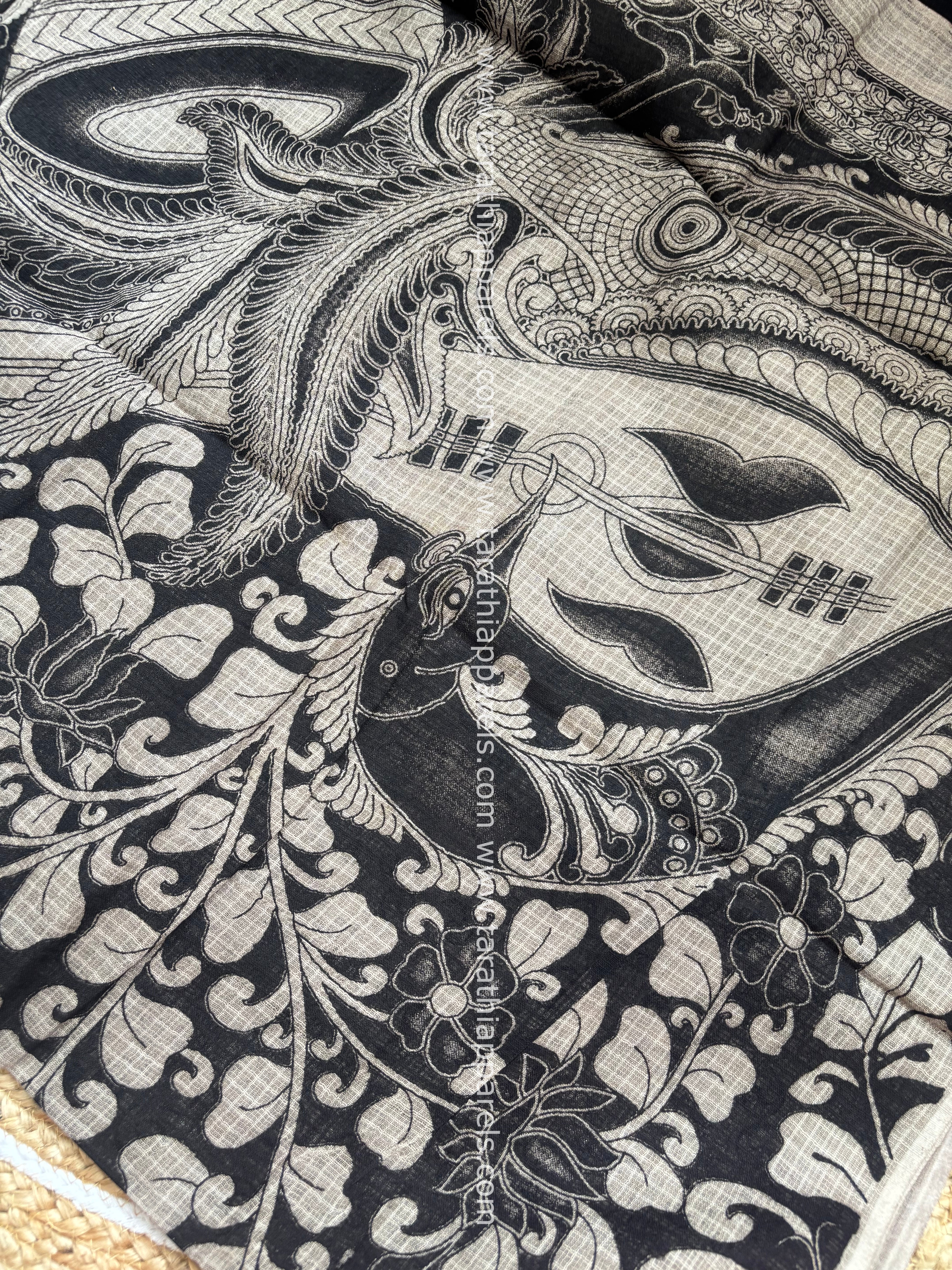 kalamkari Kota cotton saree KS16