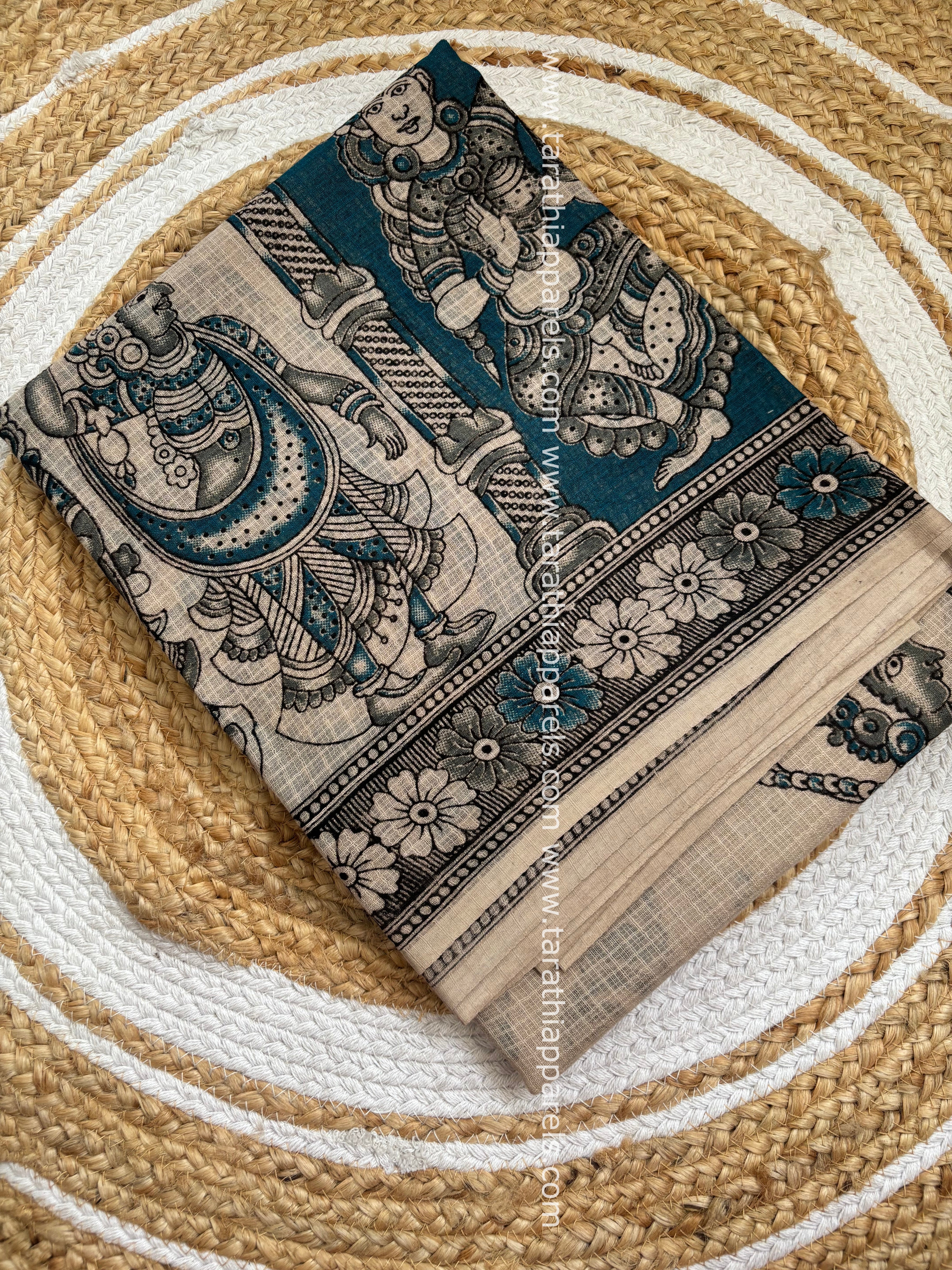 kalamkari Kota cotton saree KS17