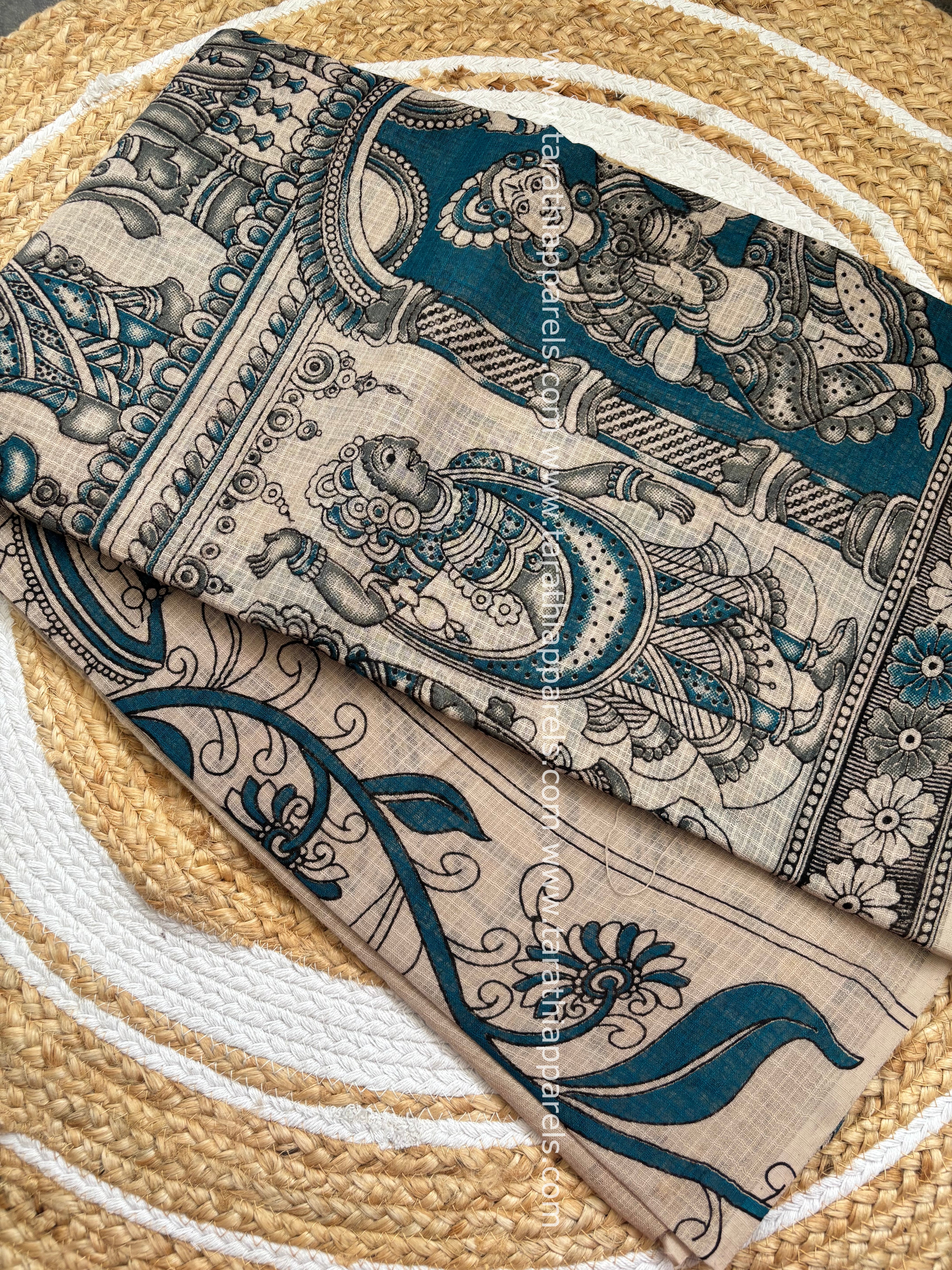 kalamkari Kota cotton saree KS17