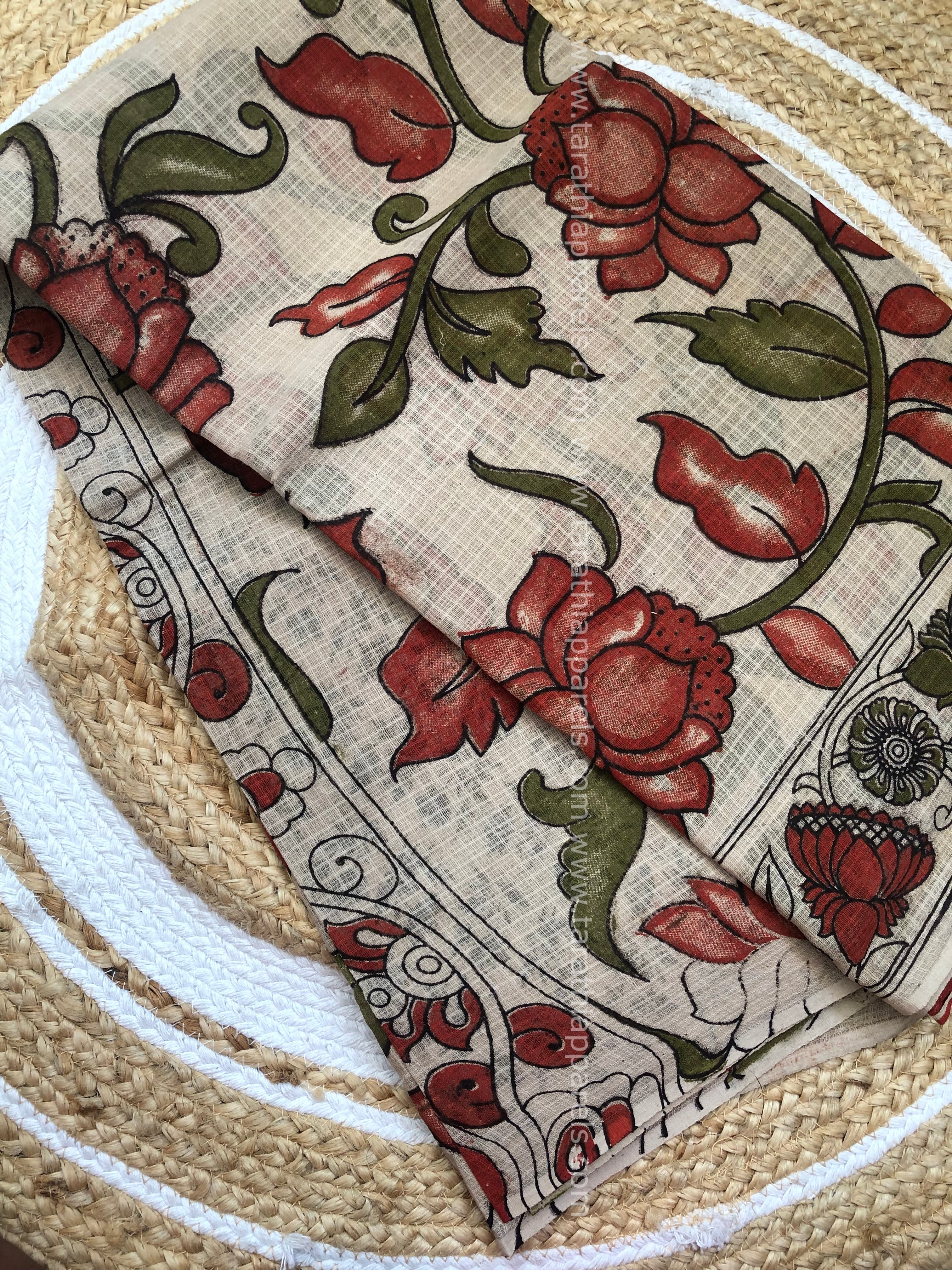 kalamkari Kota cotton saree KS18