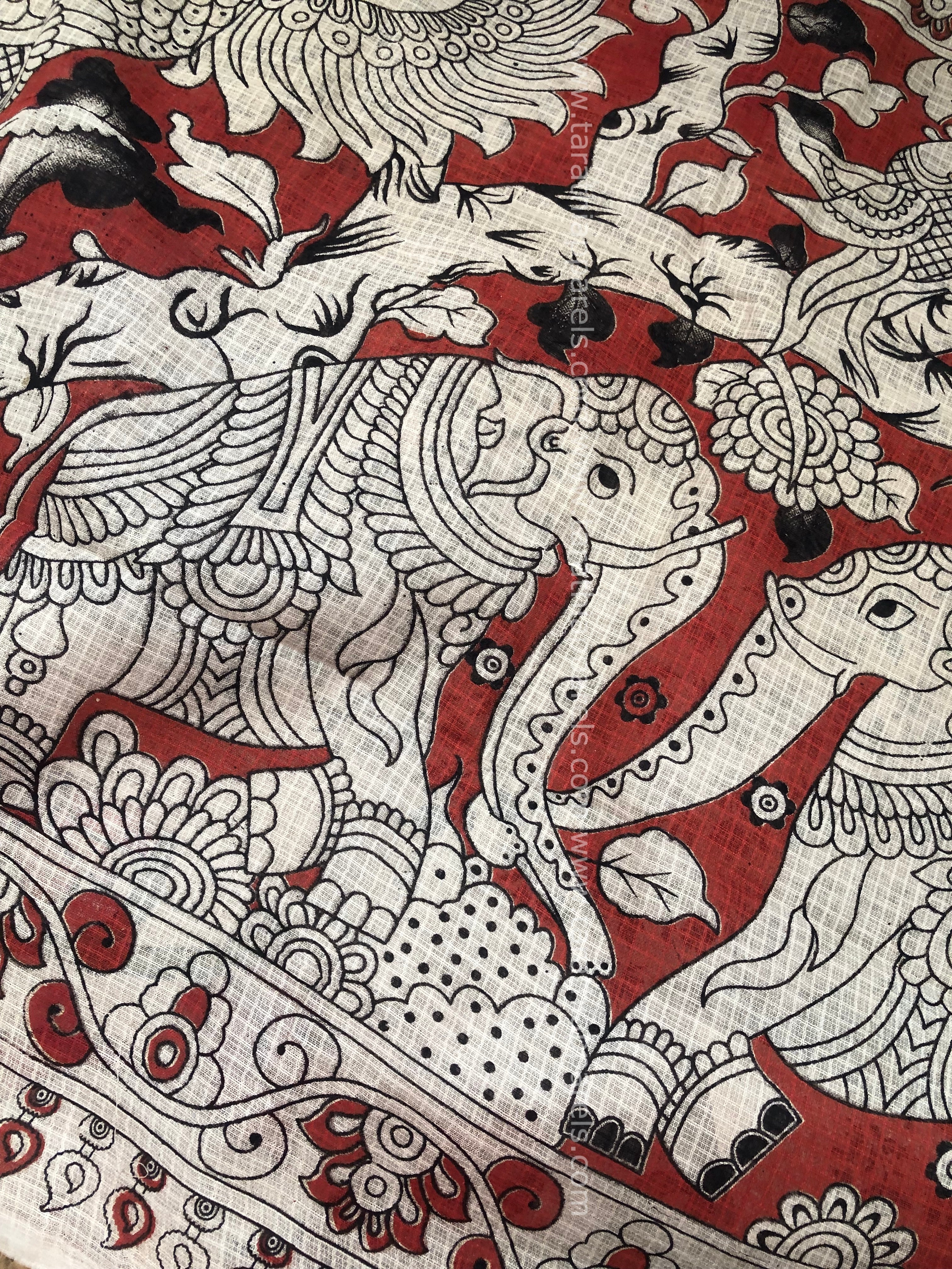 kalamkari Kota cotton saree KS18