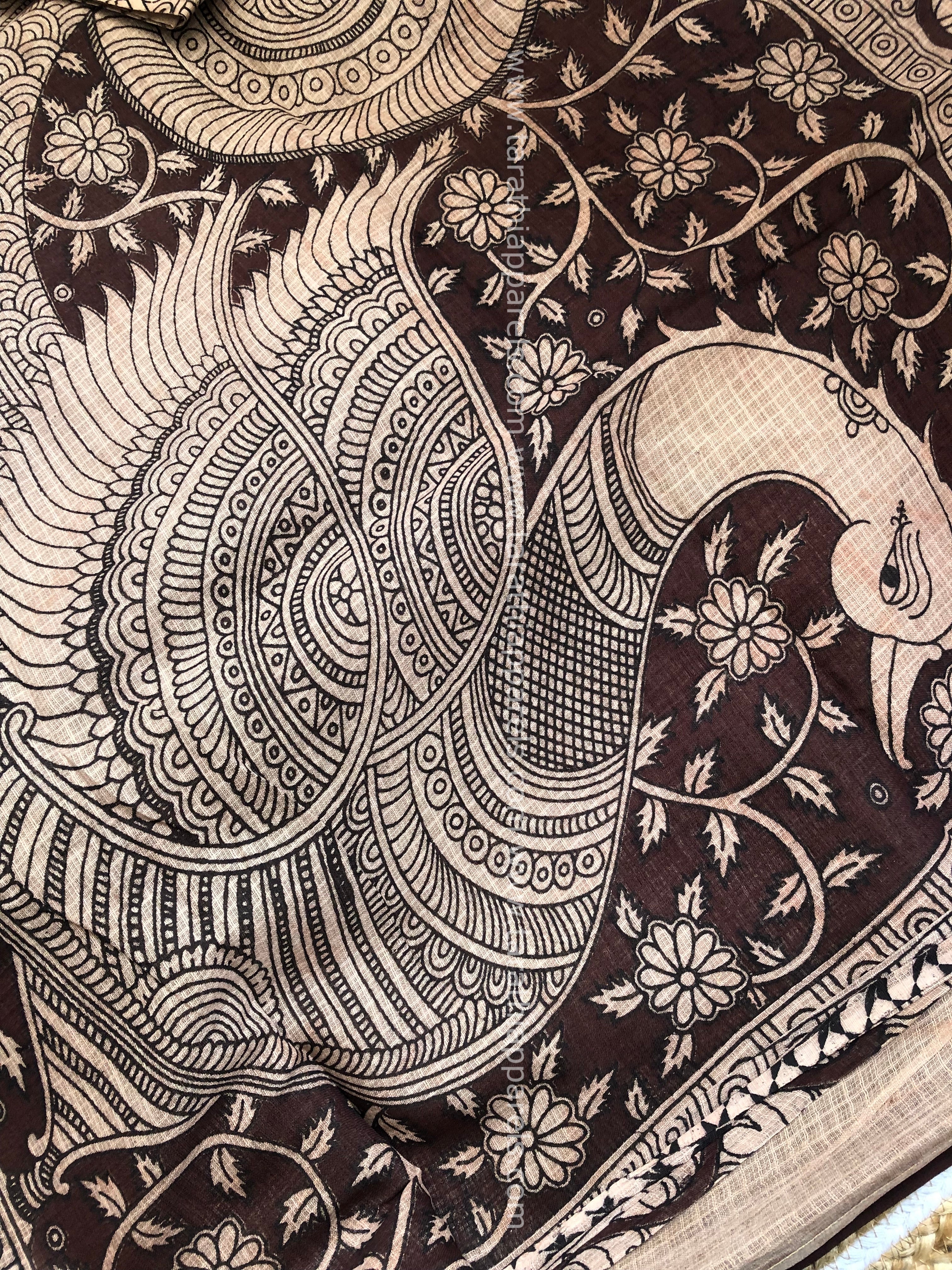 kalamkari Kota cotton saree KS20