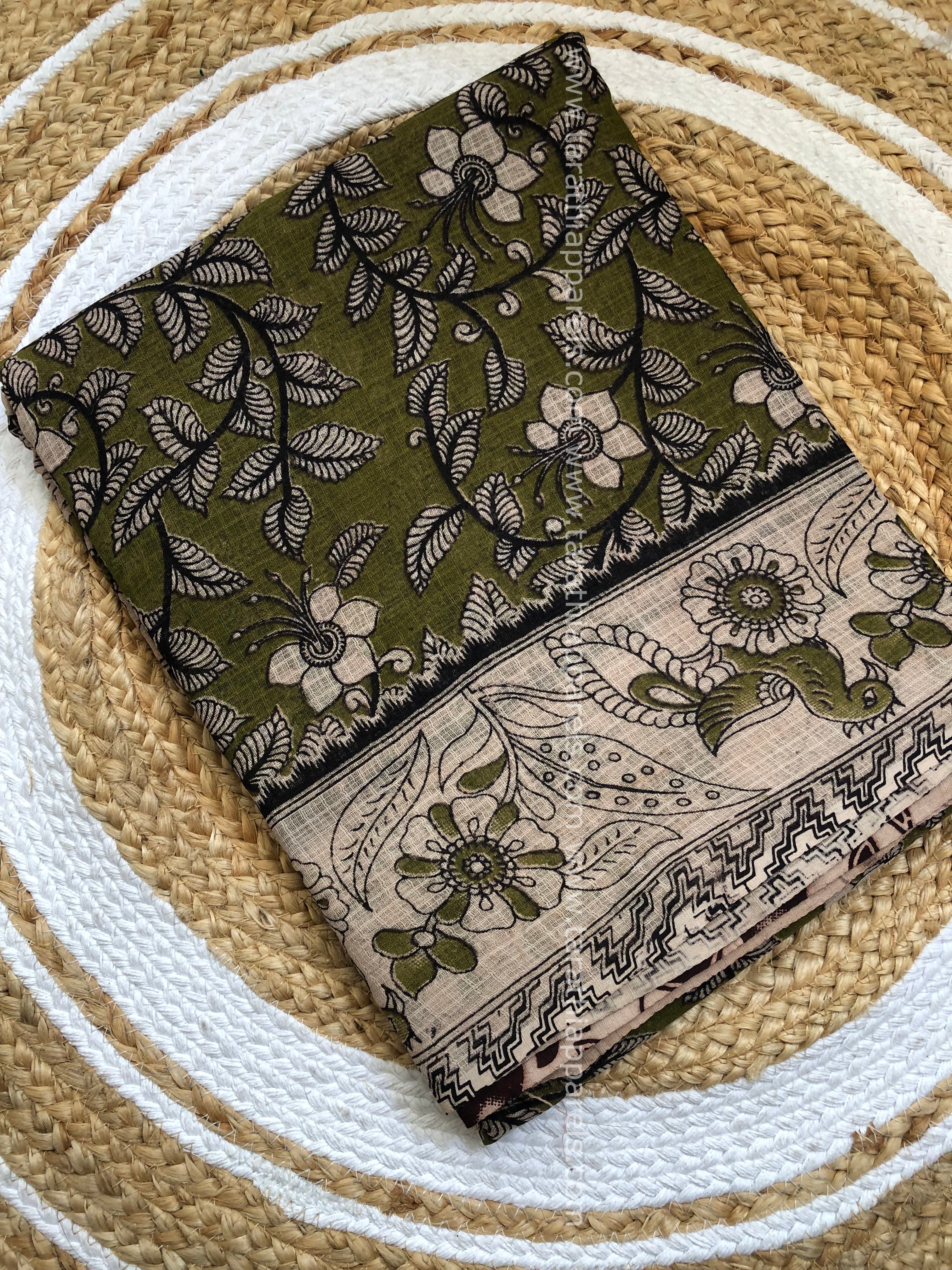 kalamkari Kota cotton saree KS21