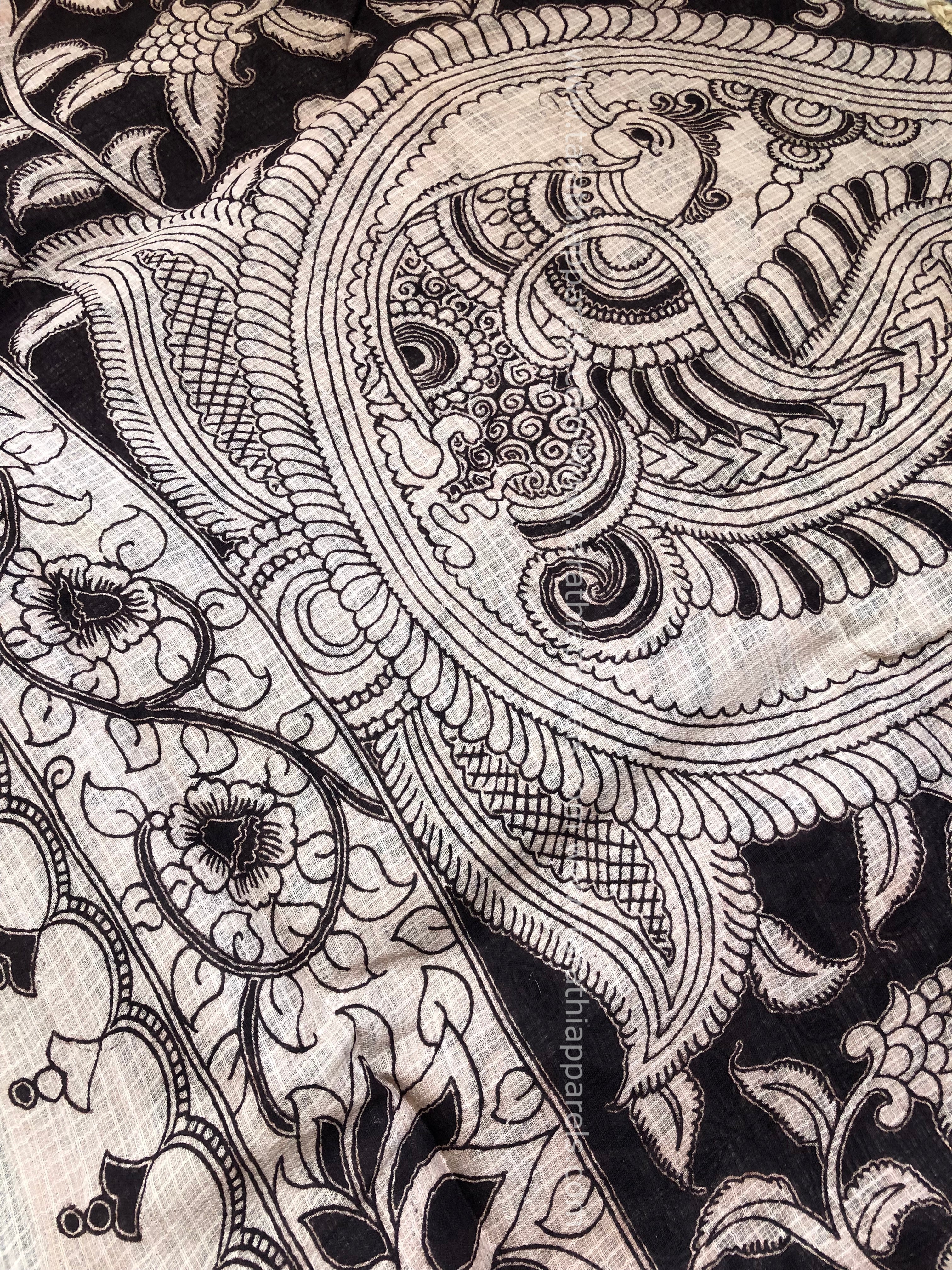 kalamkari Kota cotton saree KS21