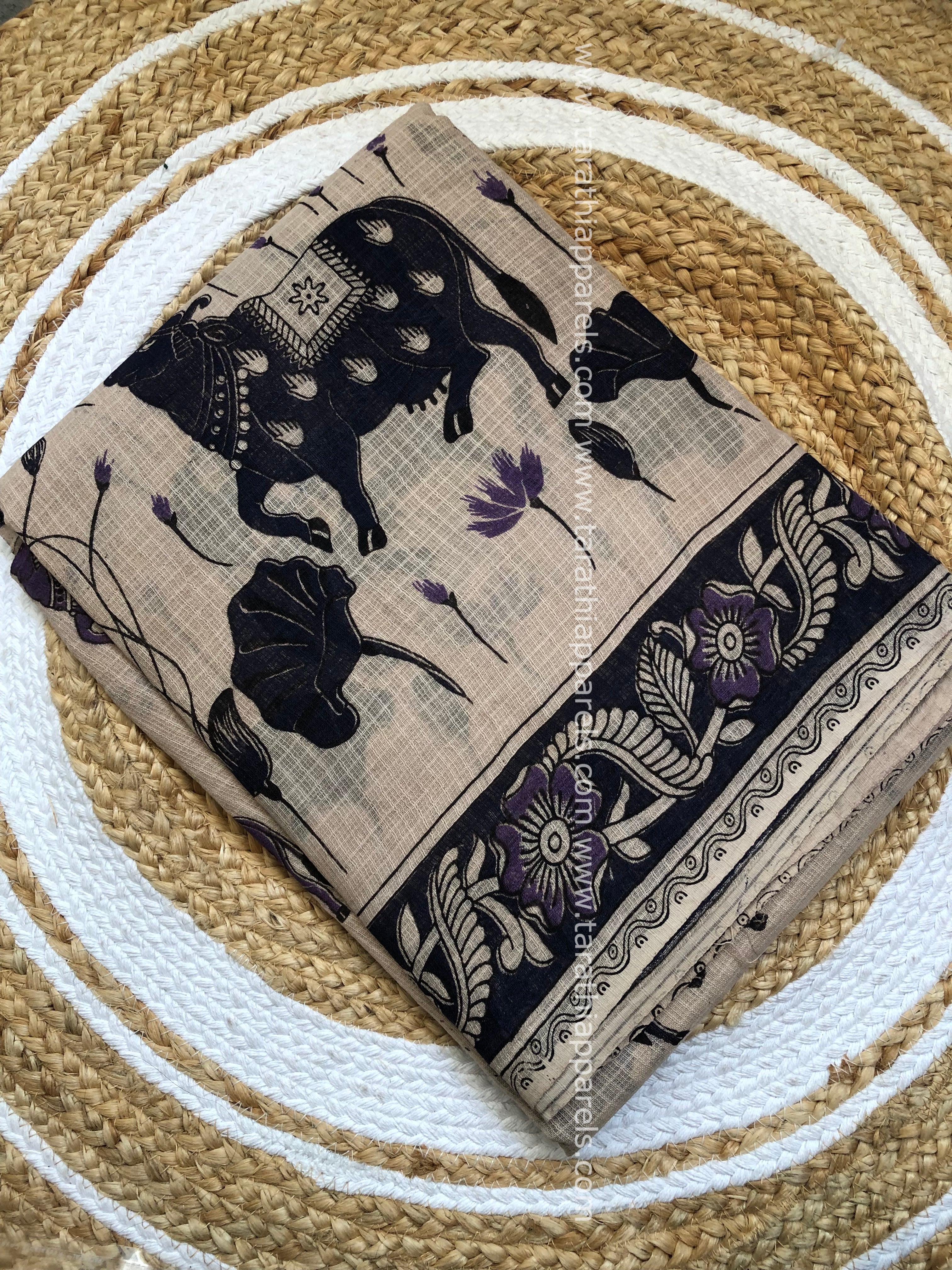 kalamkari Kota cotton saree KS22