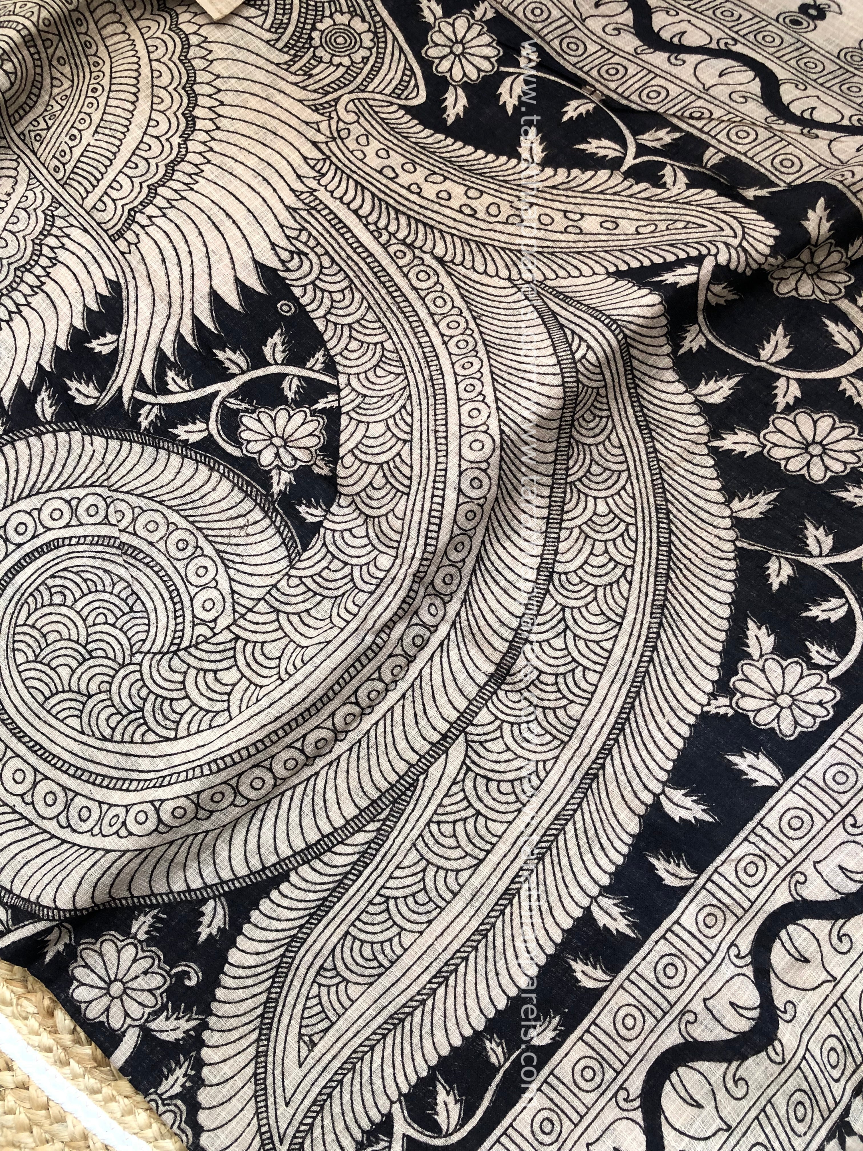 kalamkari Kota cotton saree KS22