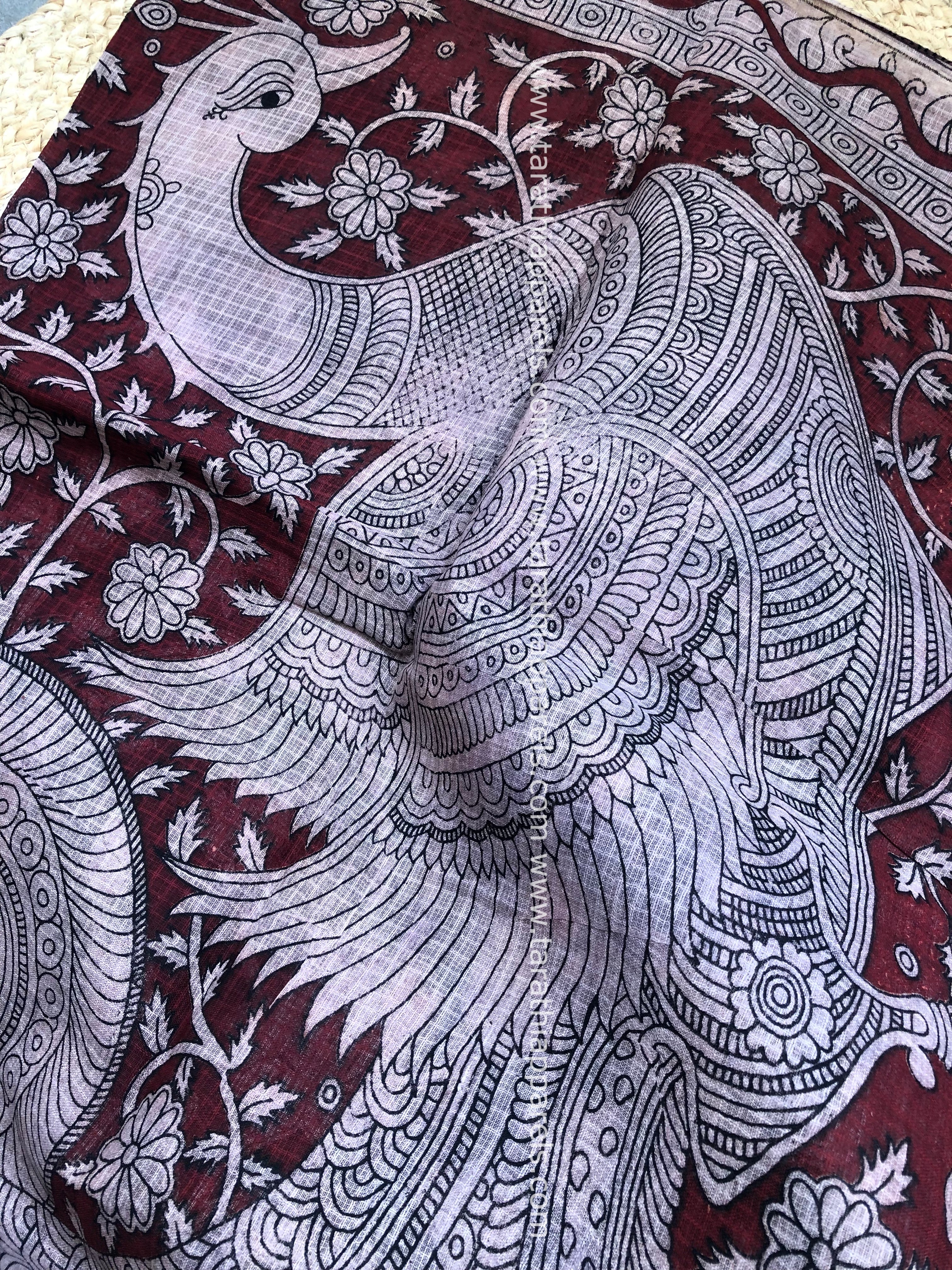 kalamkari Kota cotton saree KS23