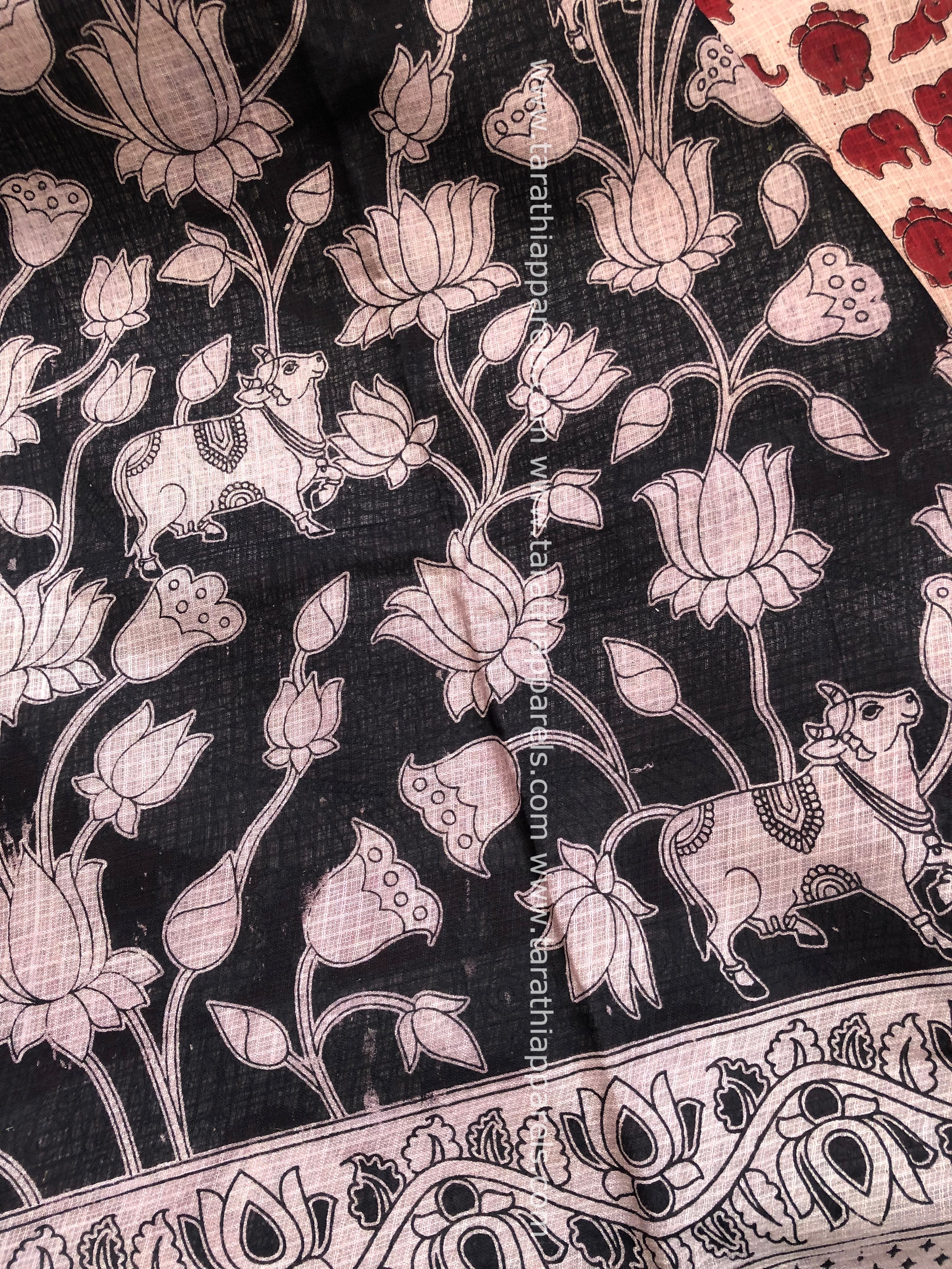 kalamkari Kota cotton saree KS23