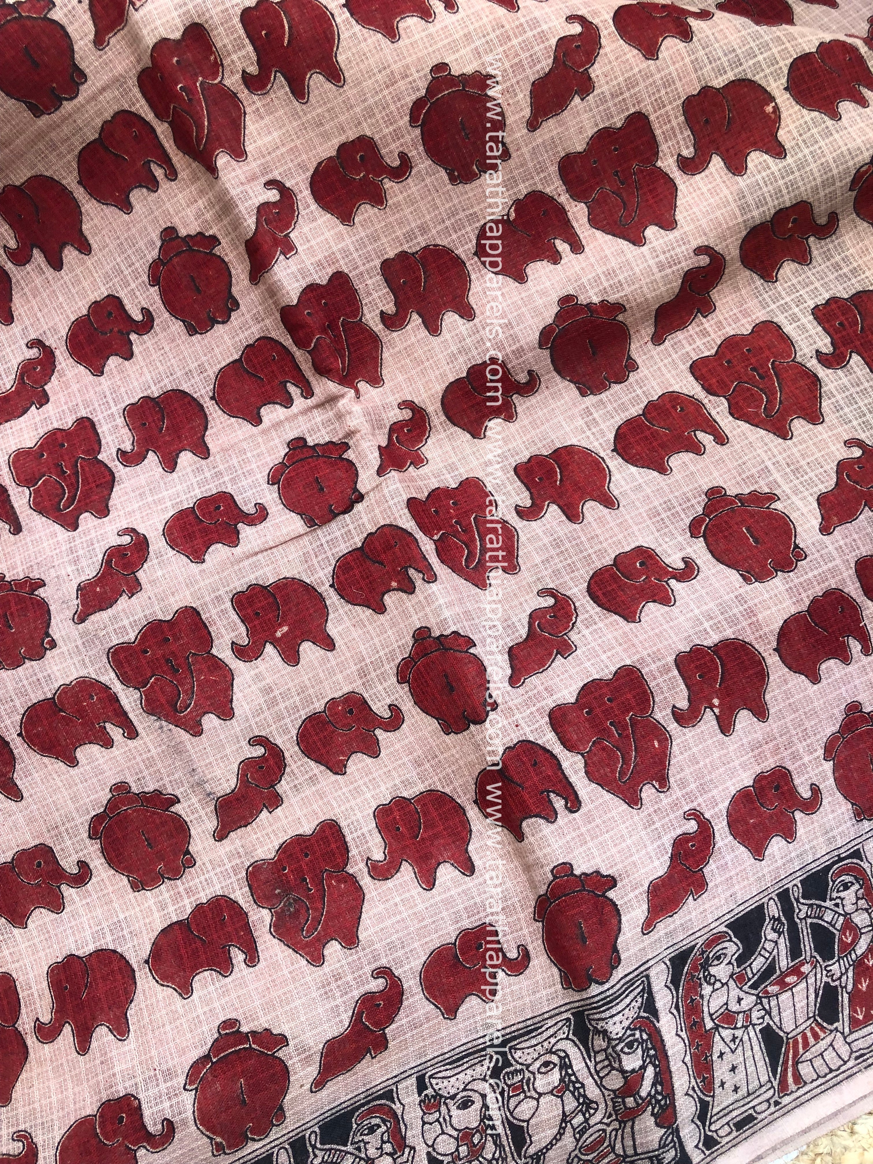 kalamkari Kota cotton saree KS23