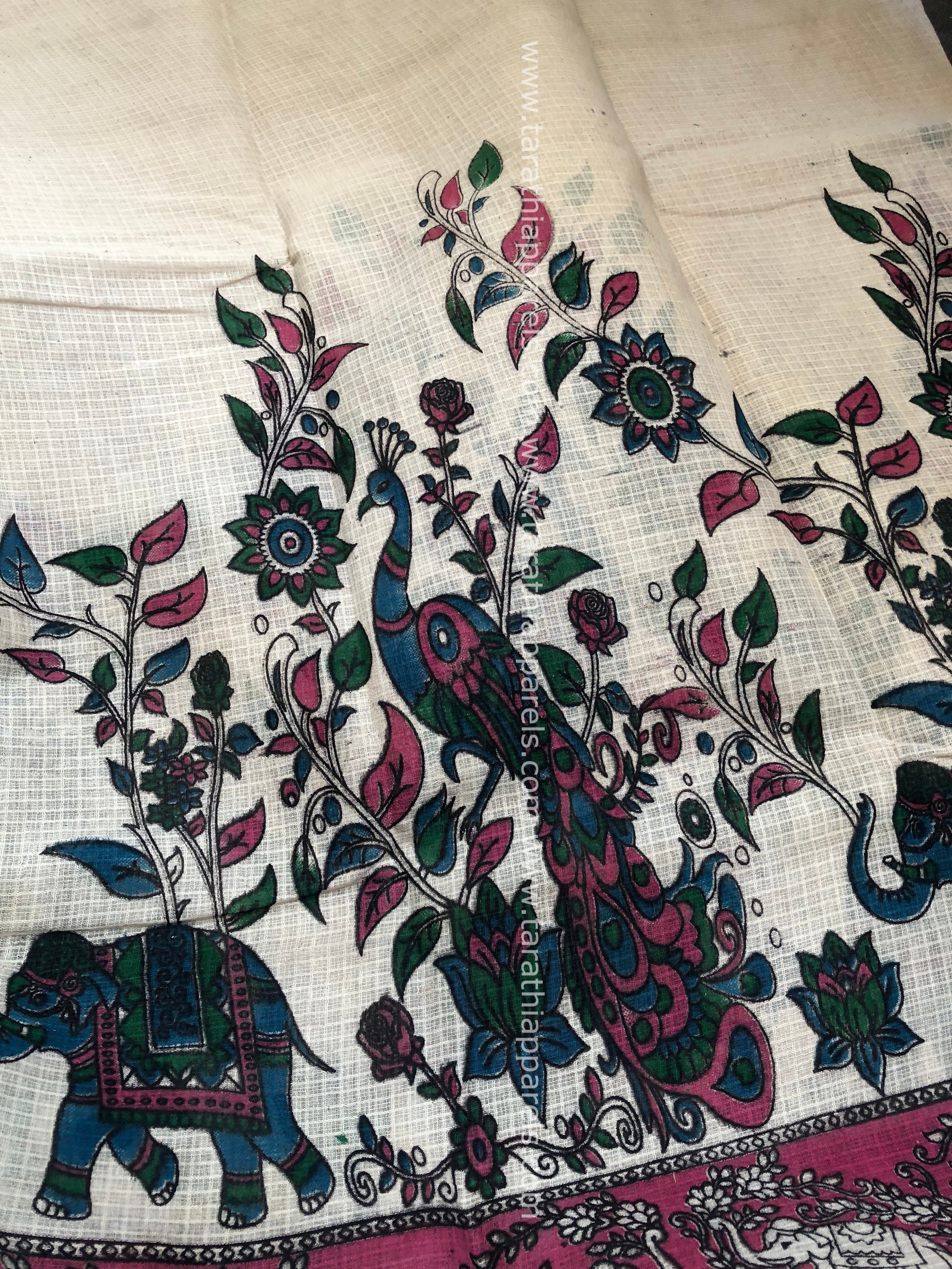 kalamkari Kota cotton saree KS24