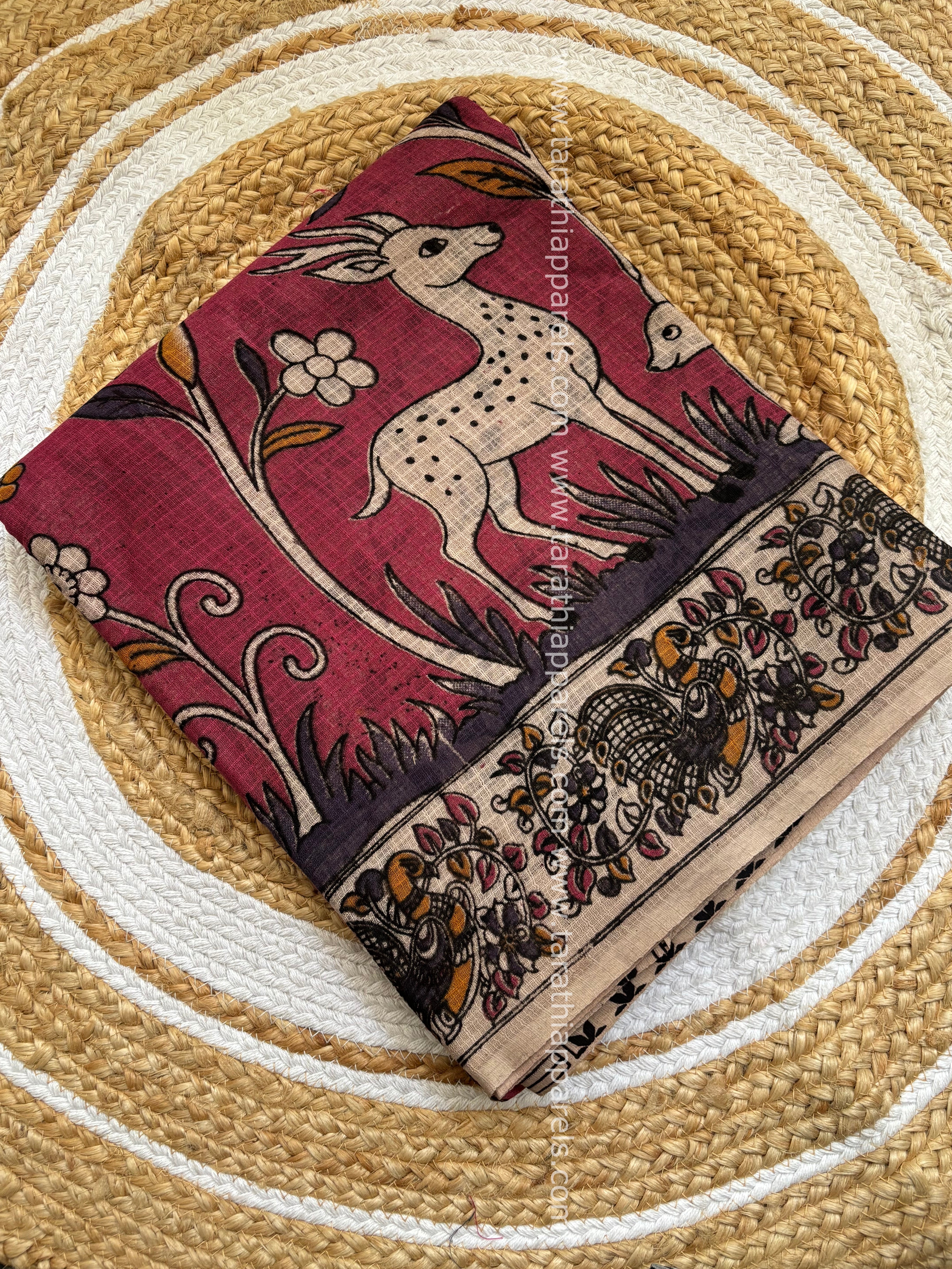 kalamkari Kota cotton saree KS25