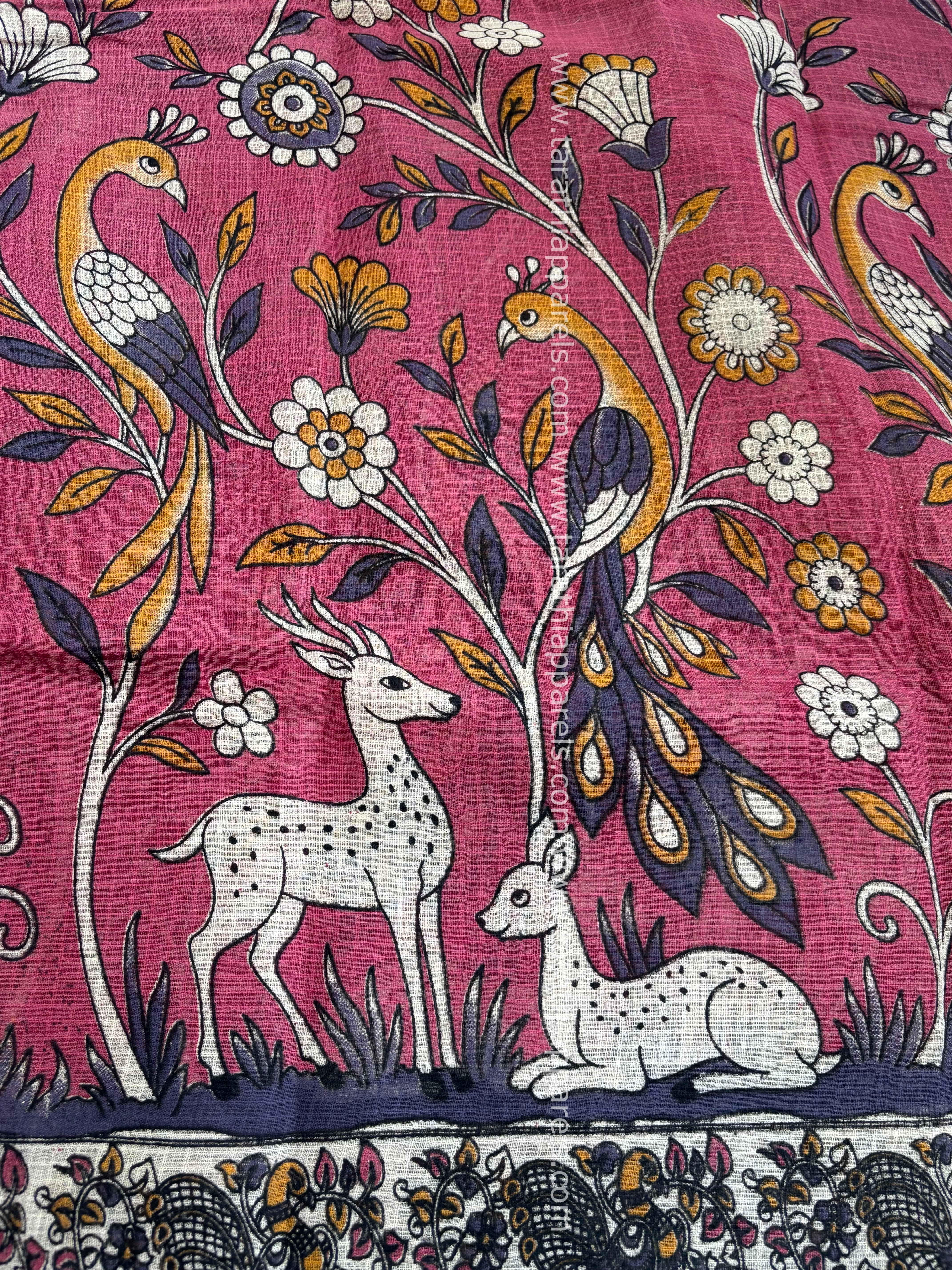 kalamkari Kota cotton saree KS25