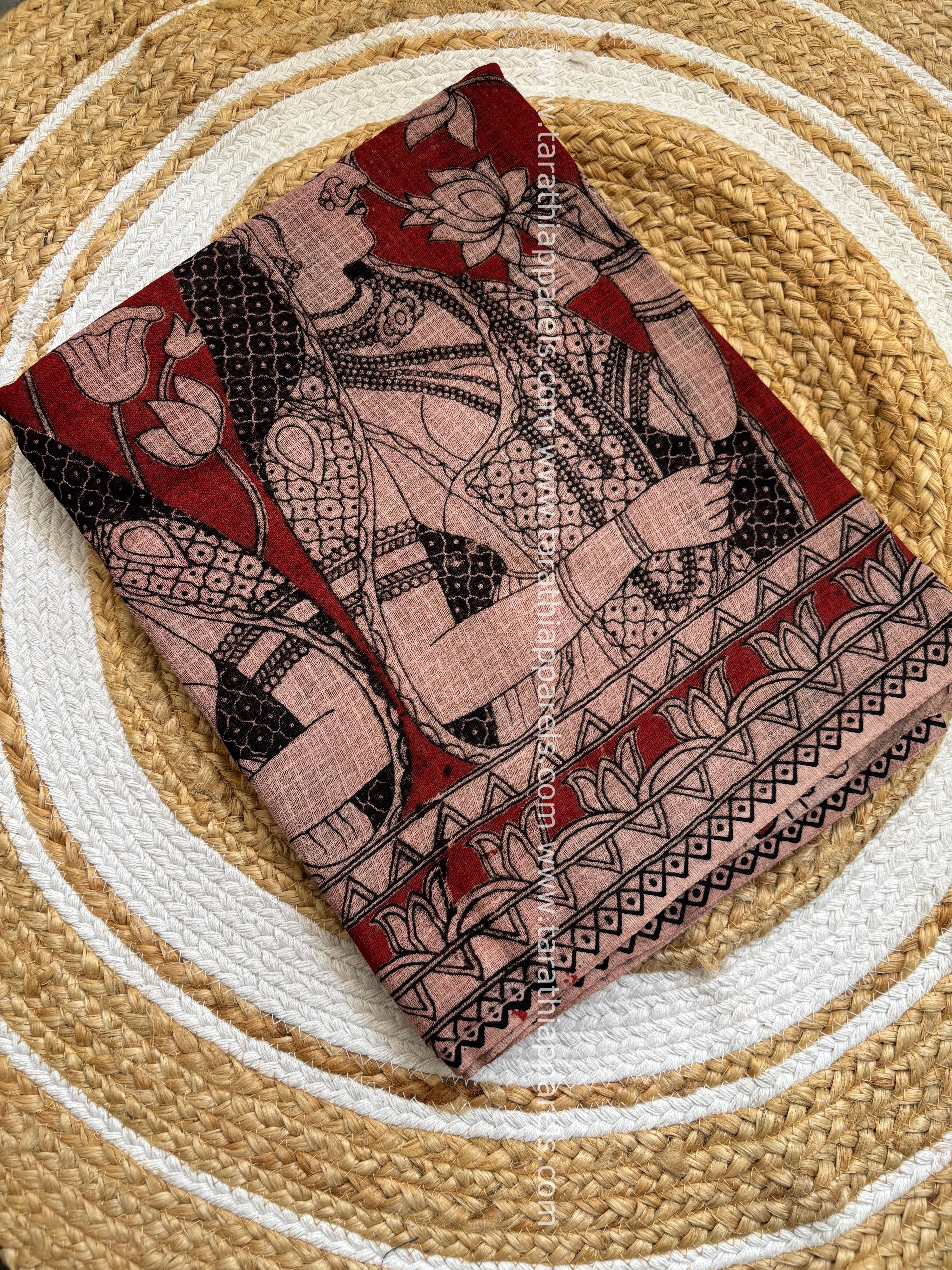 kalamkari Kota cotton saree KS26