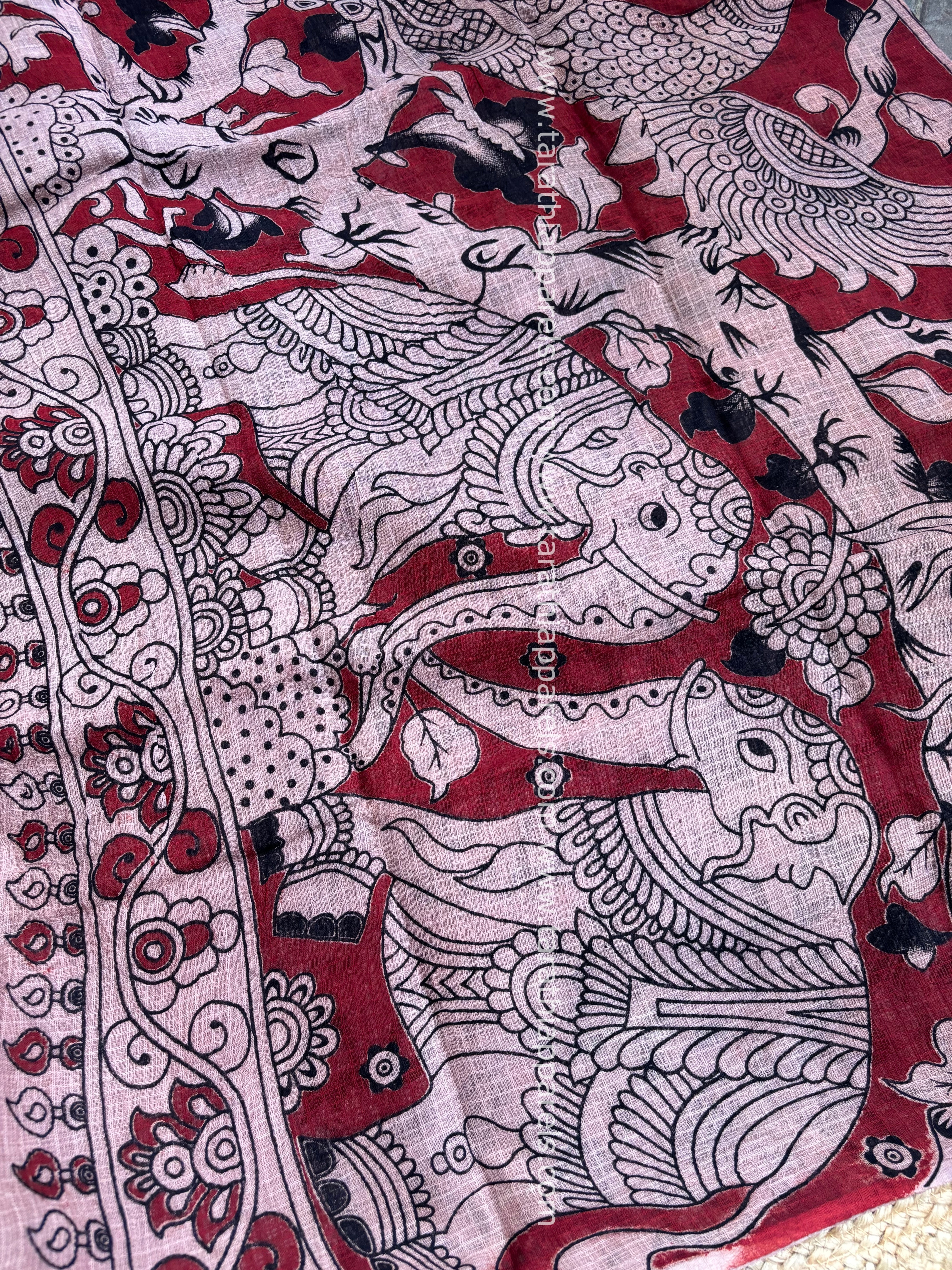 kalamkari Kota cotton saree KS26