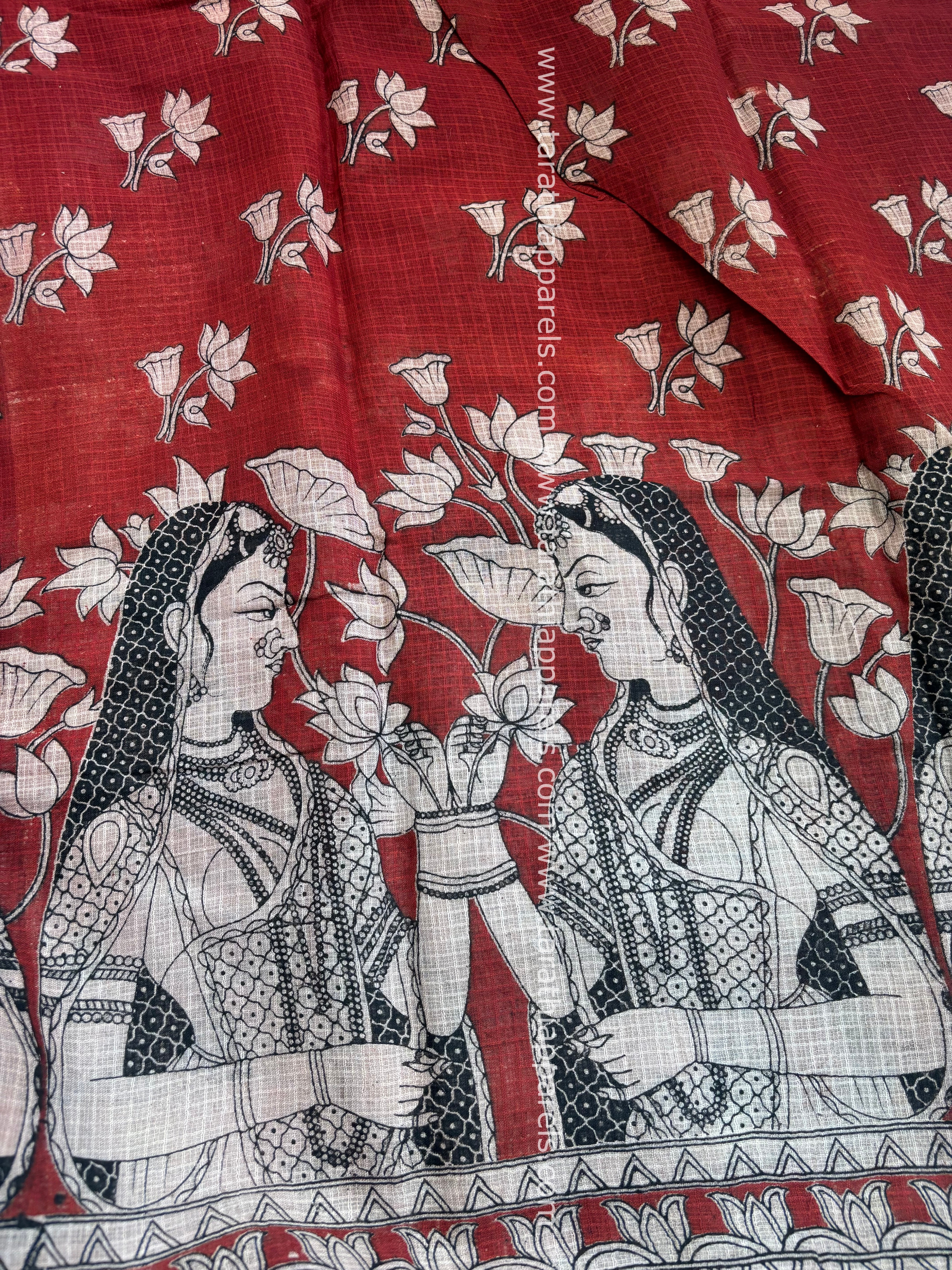kalamkari Kota cotton saree KS26