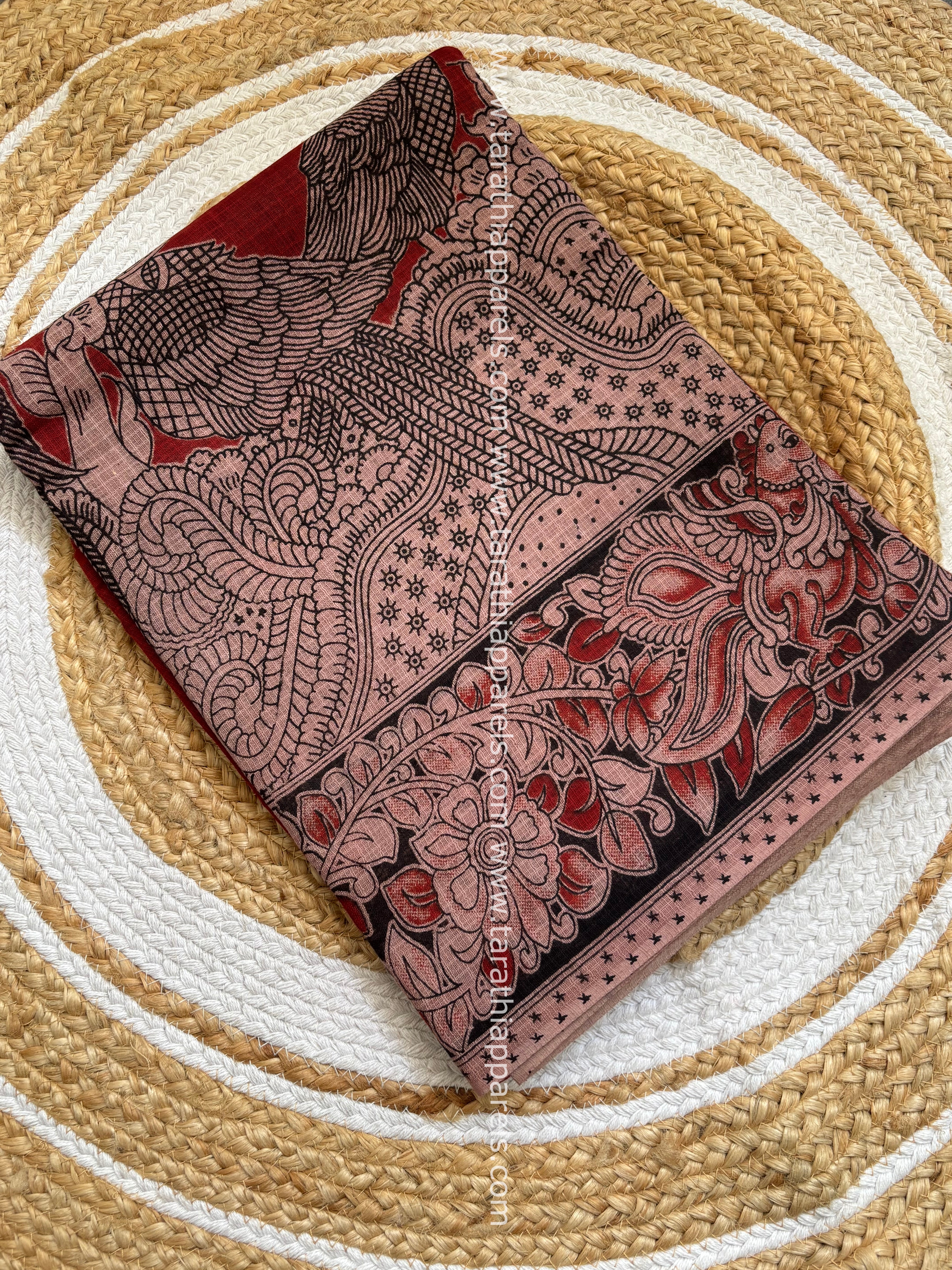 kalamkari Kota cotton saree KS27