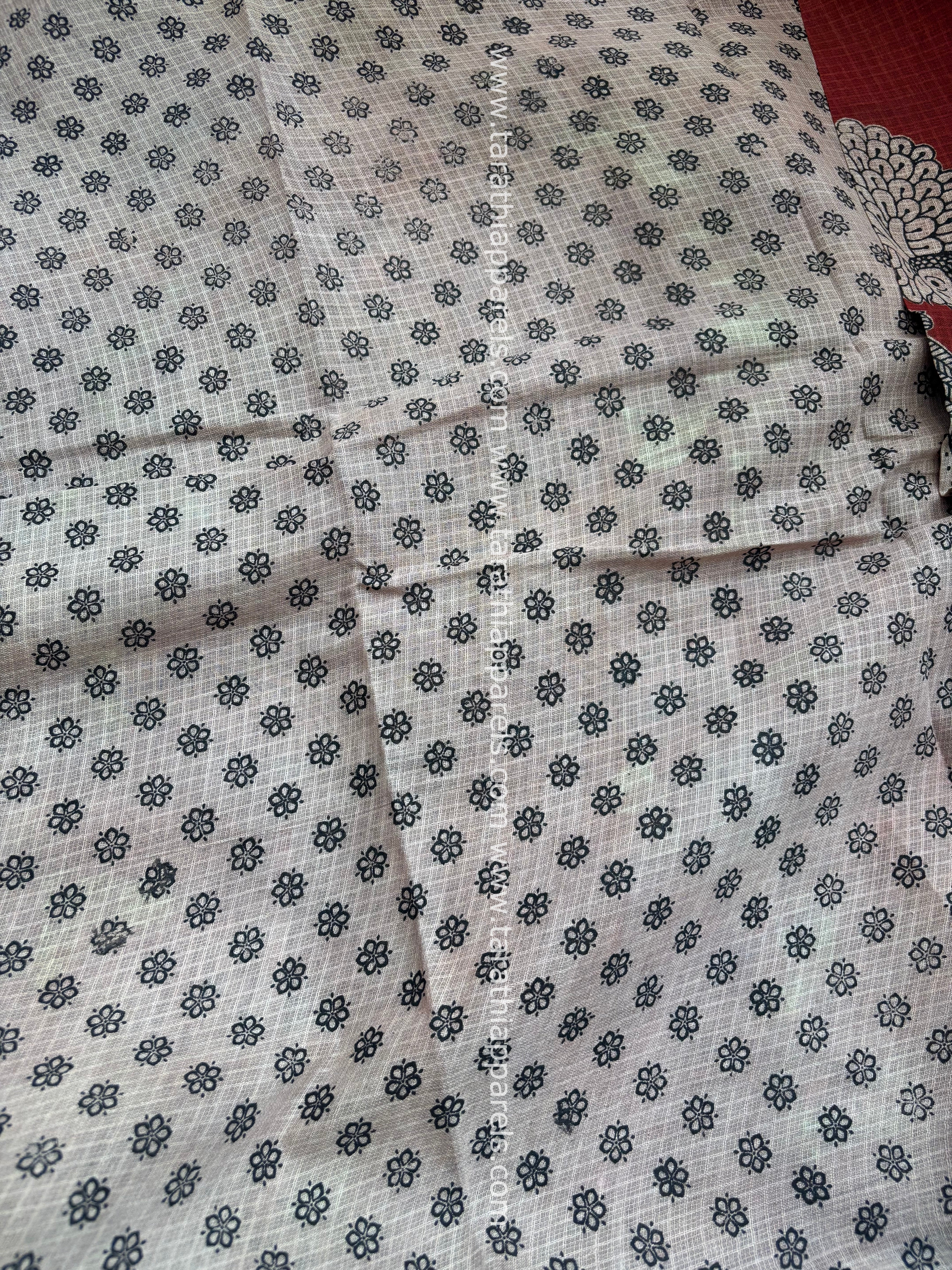 kalamkari Kota cotton saree KS27
