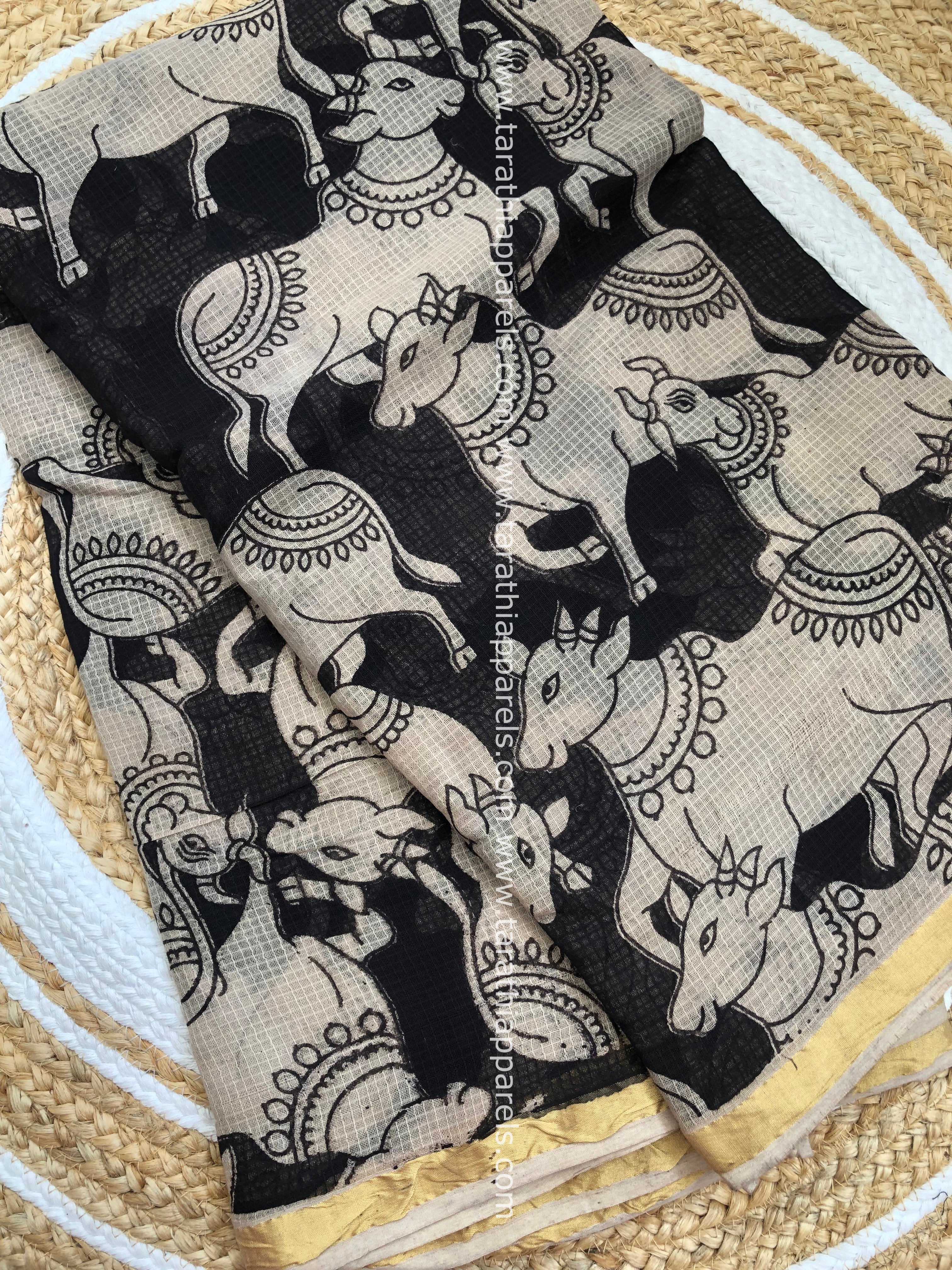 kalamkari Kota cotton saree KS28