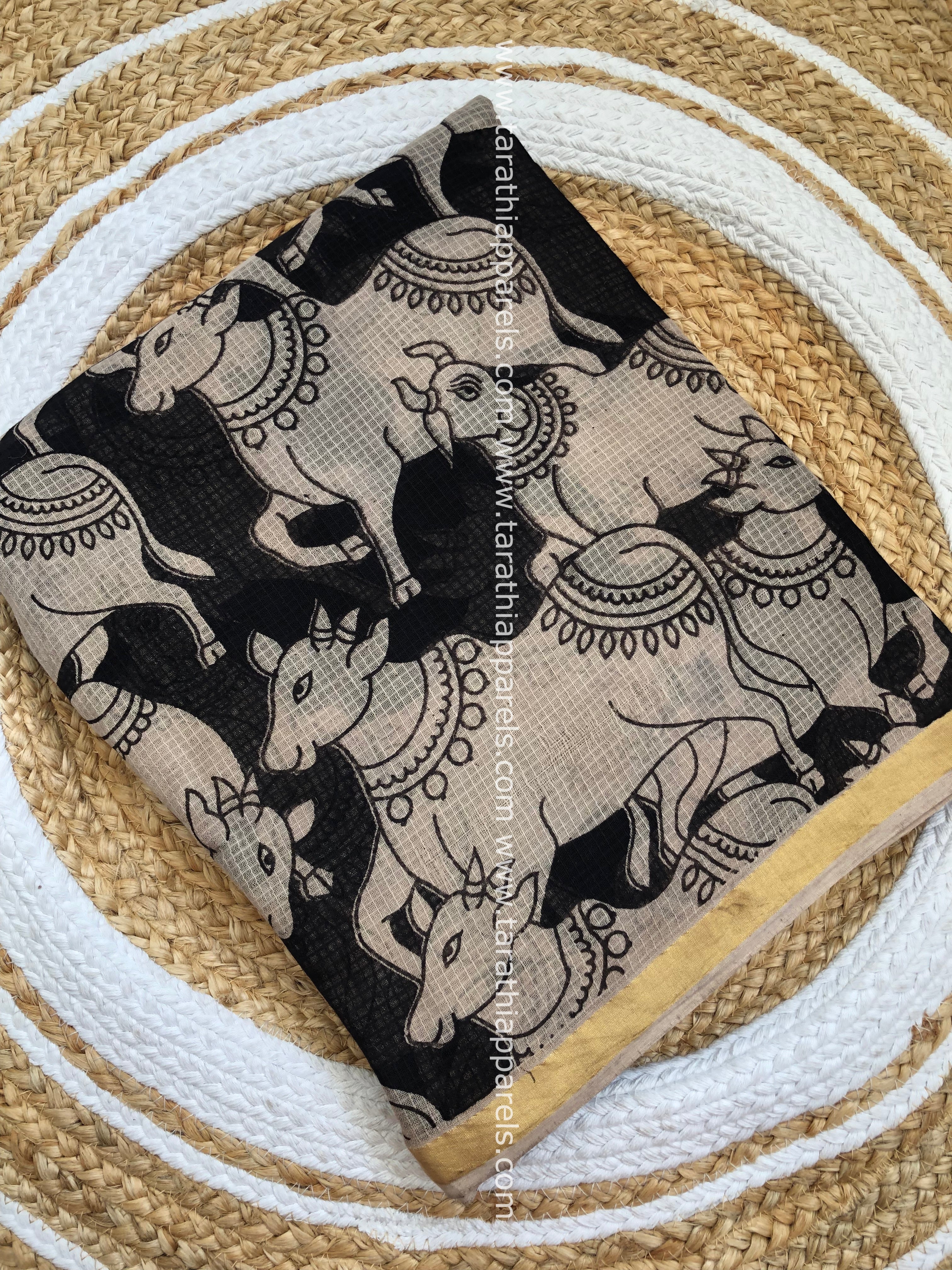 kalamkari Kota cotton saree KS28
