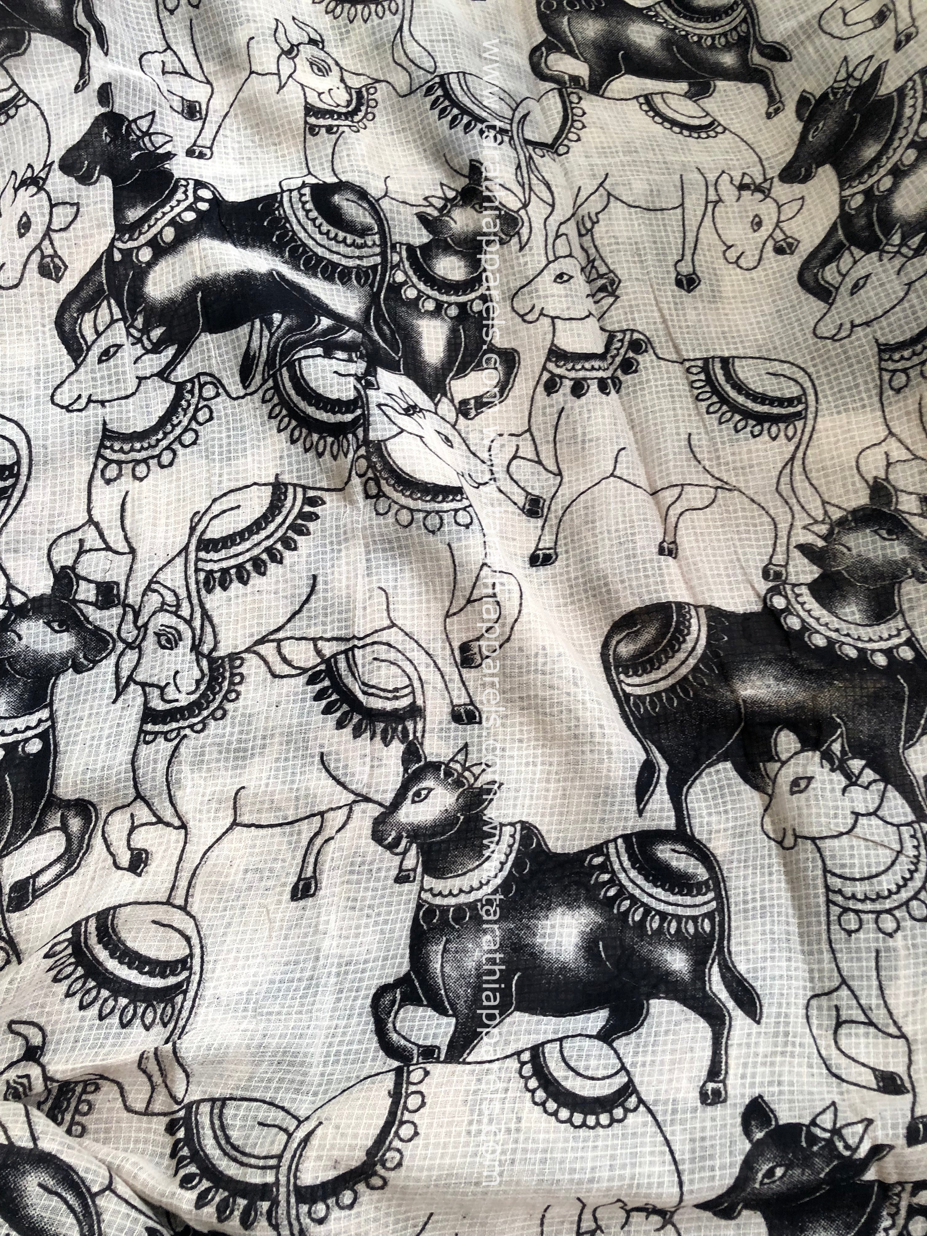 kalamkari Kota cotton saree KS28
