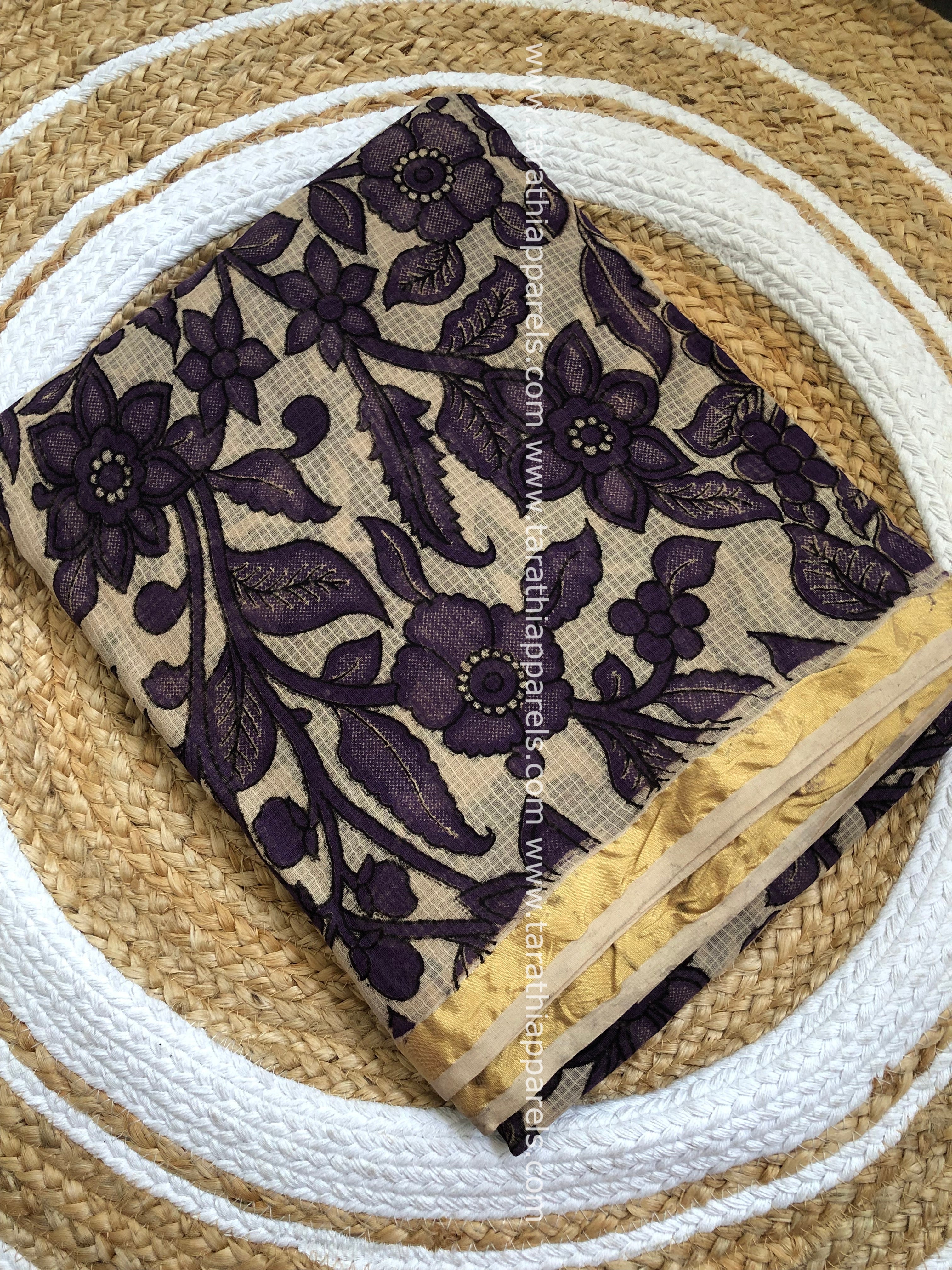 kalamkari Kota cotton saree KS29