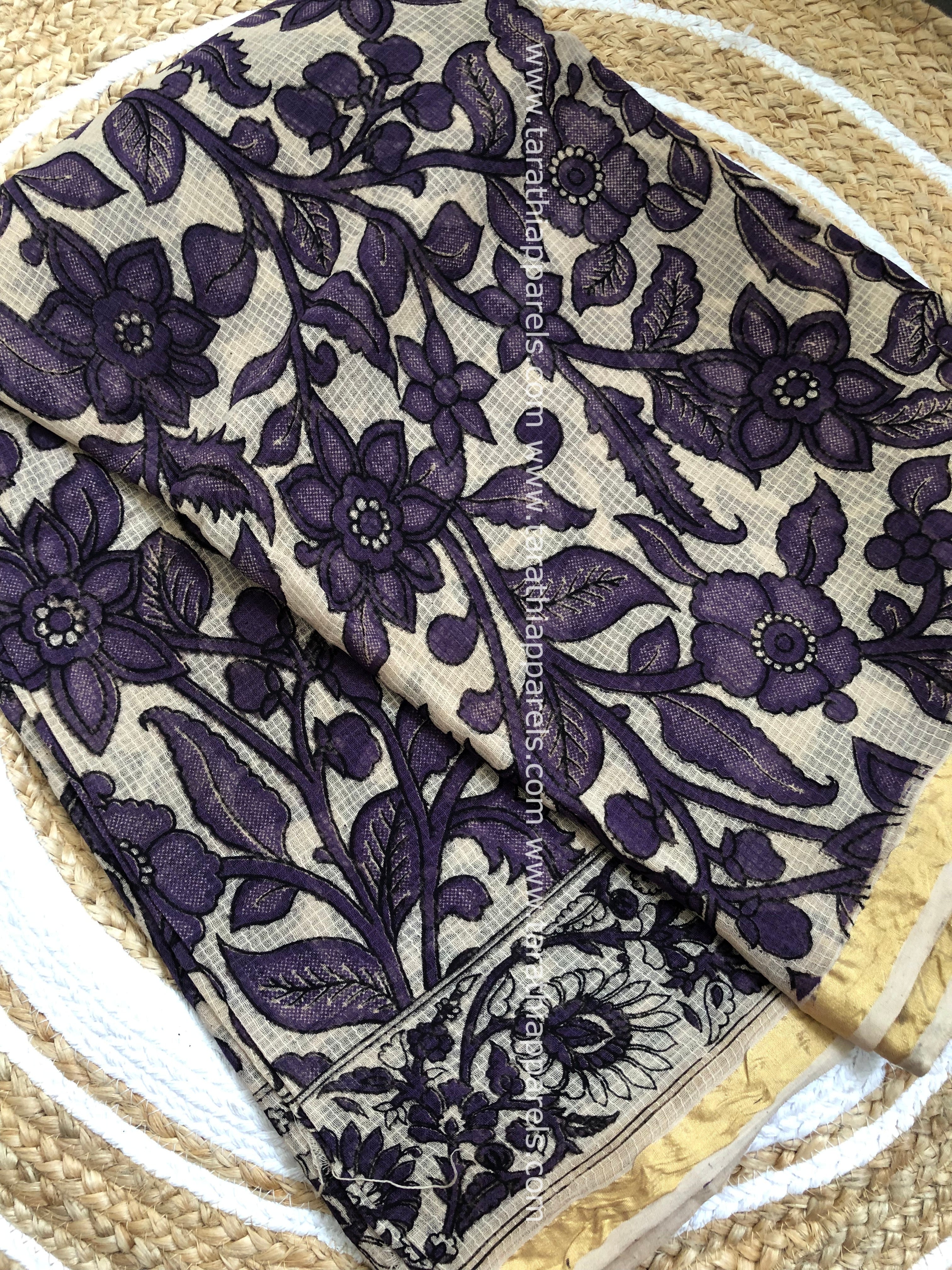 kalamkari Kota cotton saree KS29