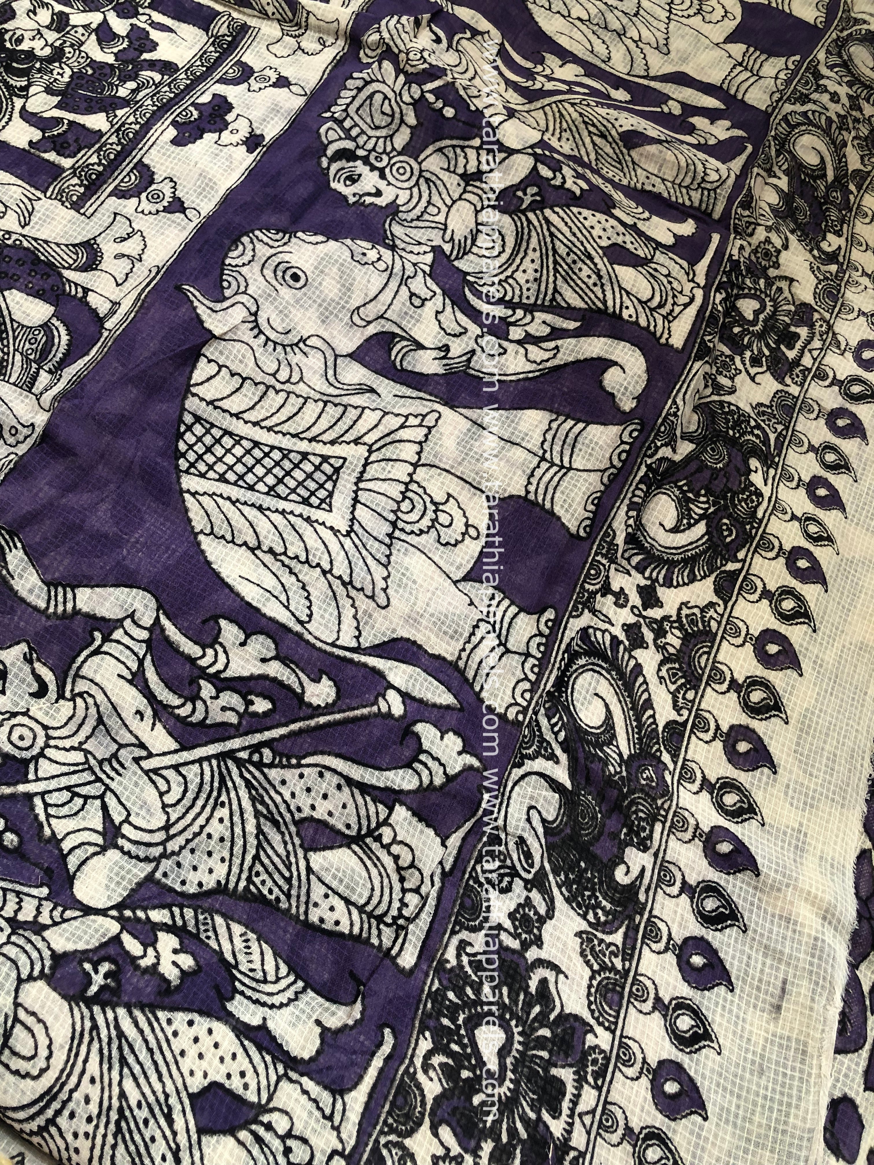 kalamkari Kota cotton saree KS29