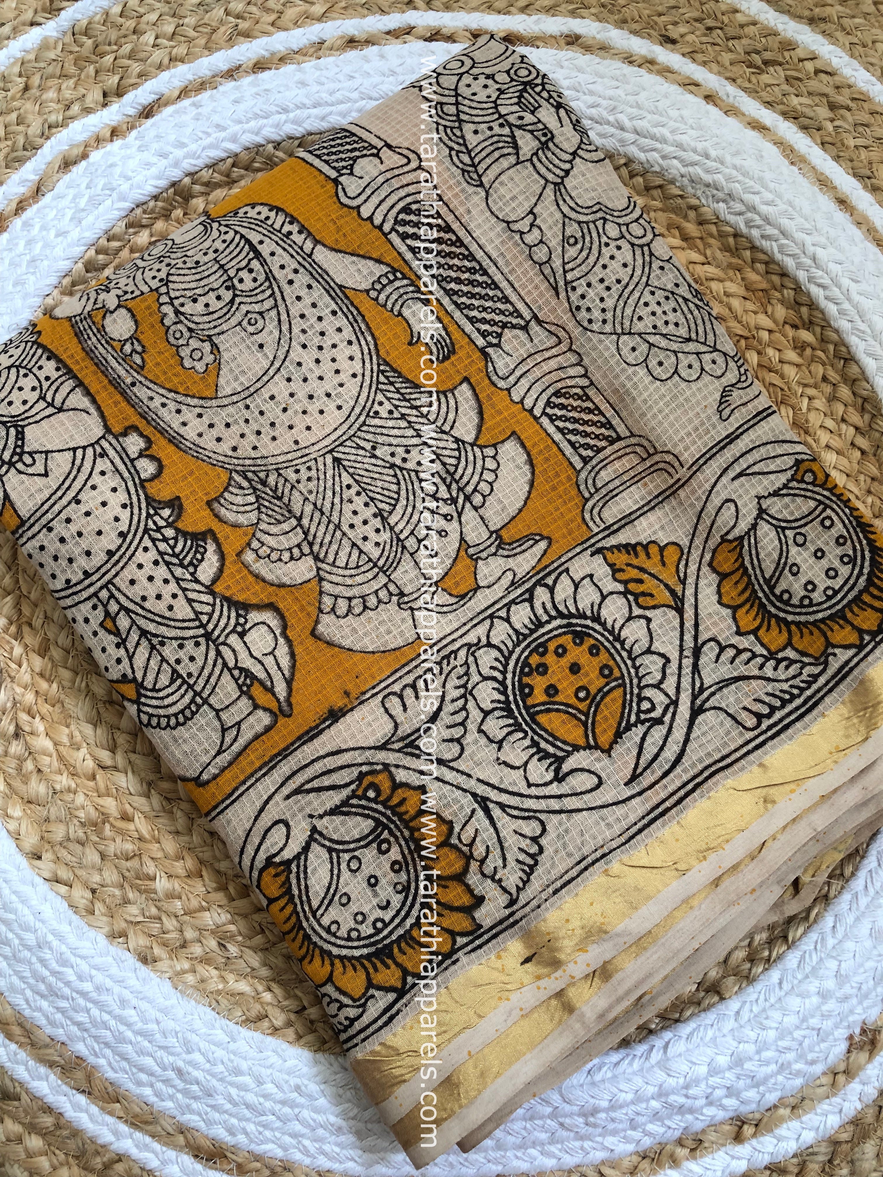 kalamkari Kota cotton saree KS30