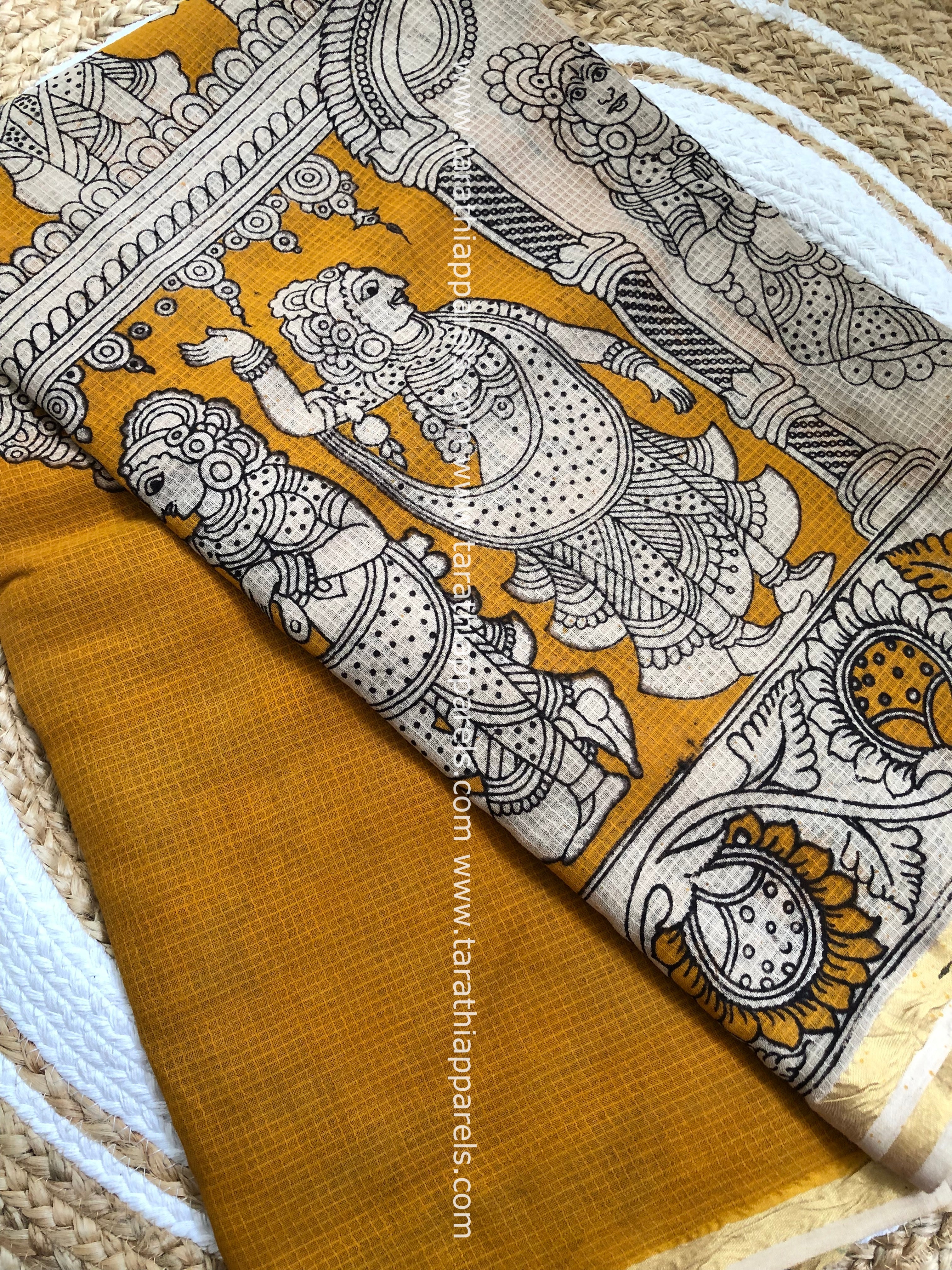 kalamkari Kota cotton saree KS30