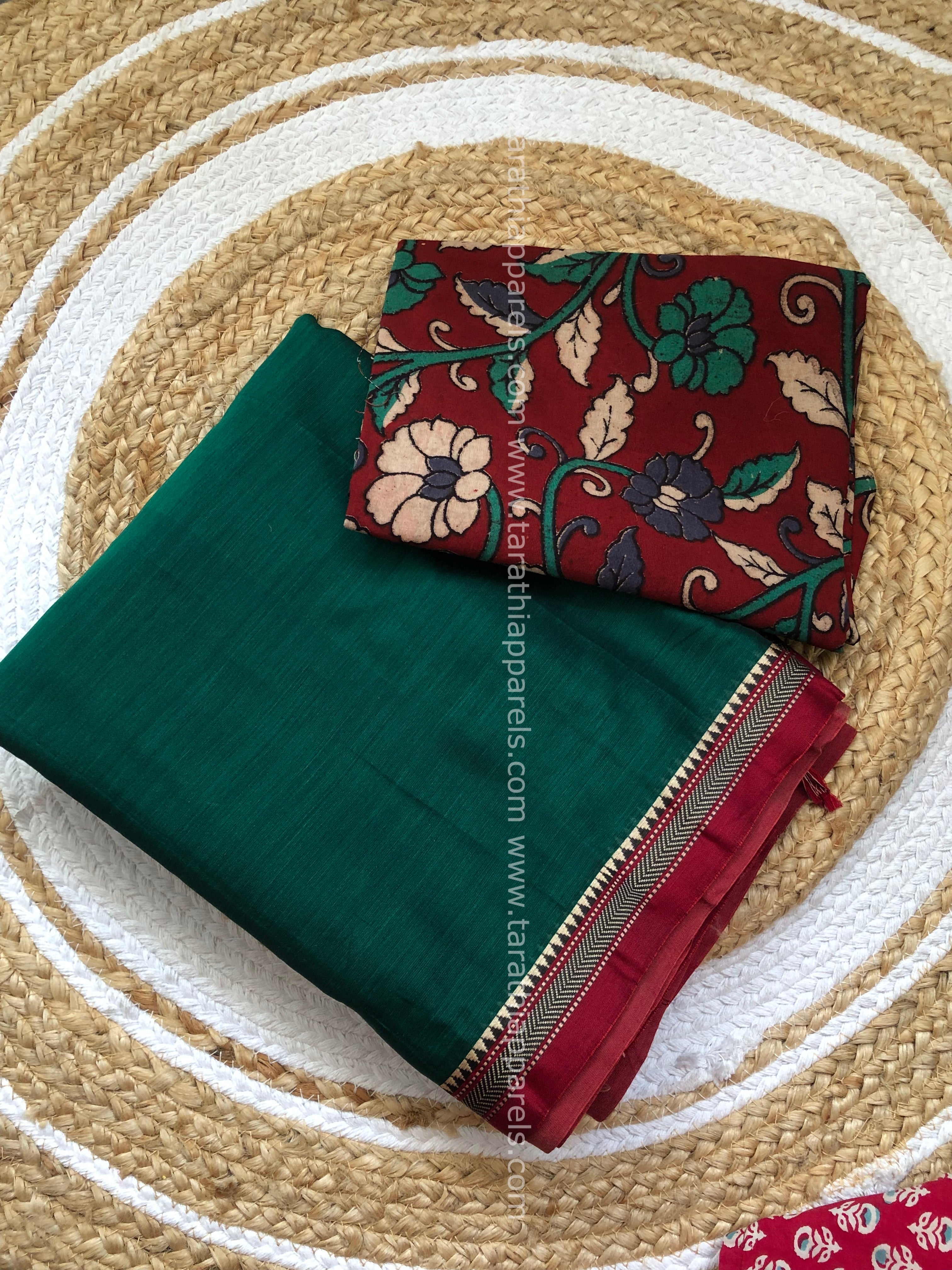 Traditional Narayanapet Handloom Cotton saree